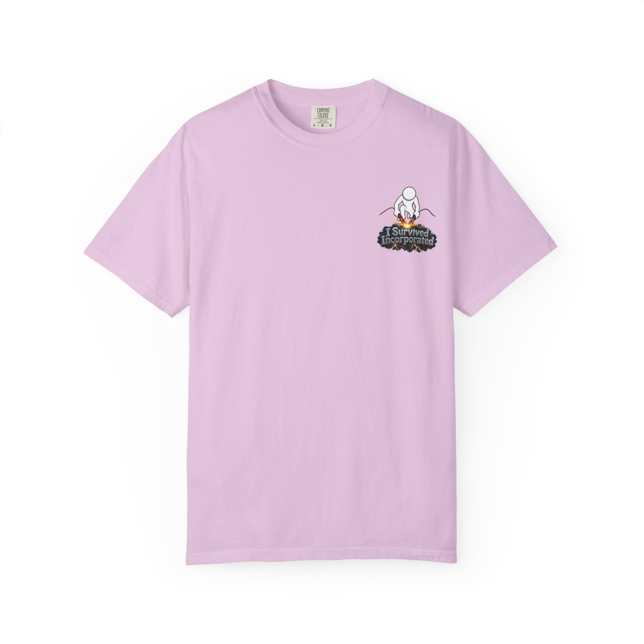 I Survived 2020 — "Please Stand By" Test Pattern Tee Summer Premier Unisex Garment-Dyed T-shirt