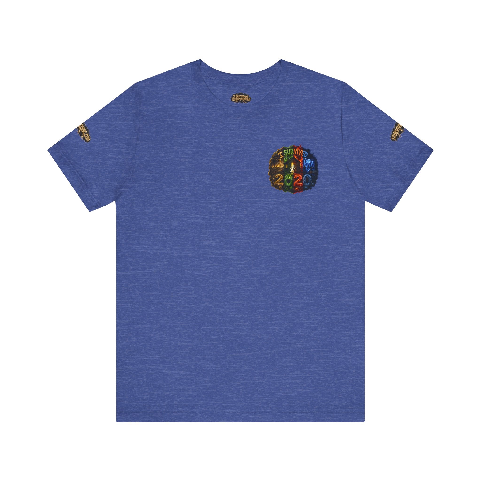 I Survived 2020 — "No Signal" Test Pattern Tee Alien Broadcast Finale Summer Premiere Unisex Jersey Short Sleeve Tee