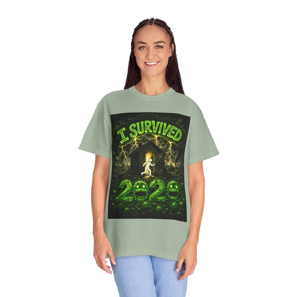 I Survived 2020 — S1:E3 "The Jab!" | Pandemic Edition Unisex Garment-Dyed T-shirt