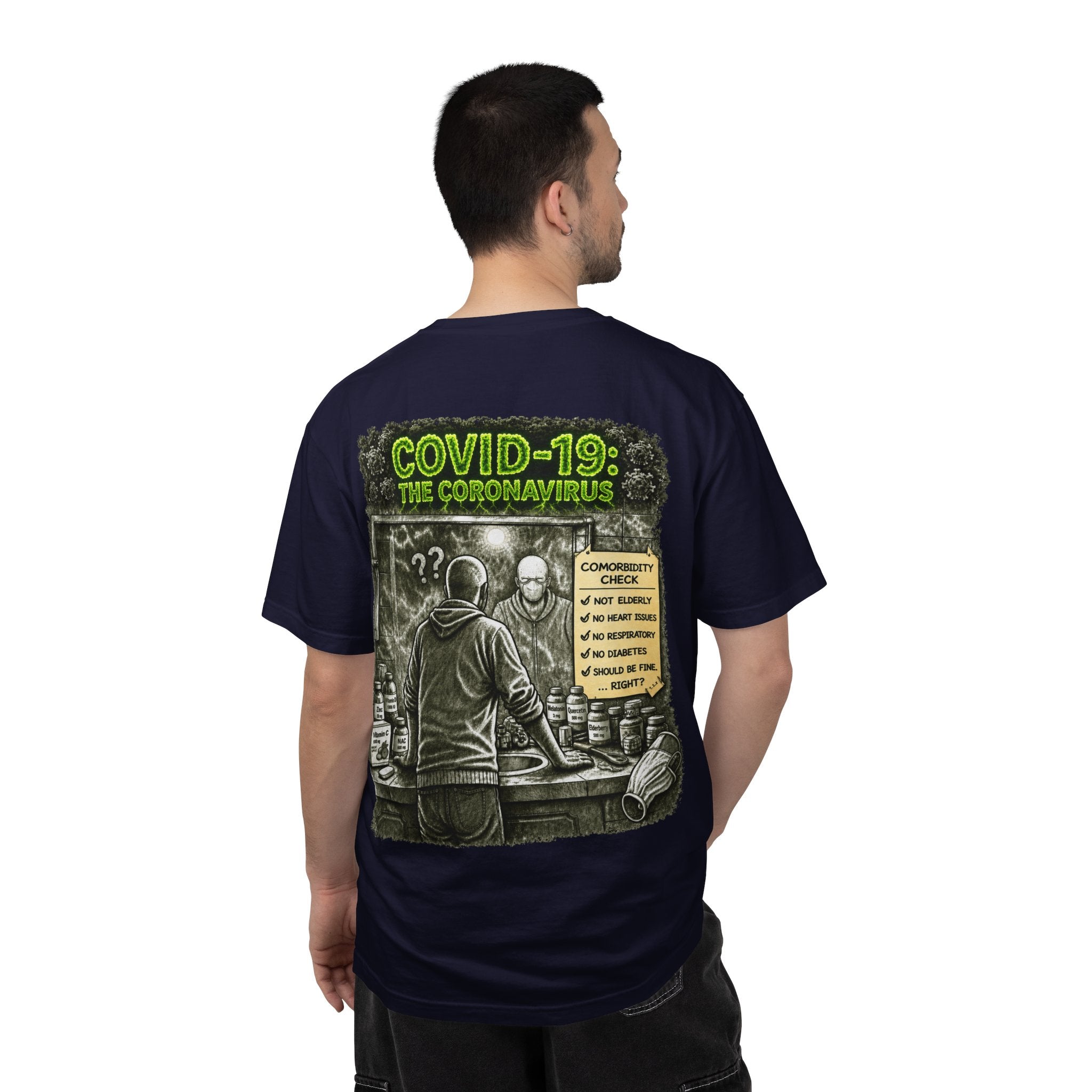I Survived 2020 —  PANDEMIC S1:E1: Director's Cut "COVID-19: The Coronavirus" Unisex Garment-Dyed T-shirt