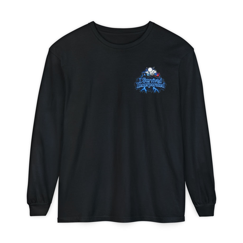 I Survived 2020 — "Please Stand By" Test Pattern Tee Lockdown Edition Summer Exclusive Unisex Garment-Dyed Long Sleeve T-Shirt