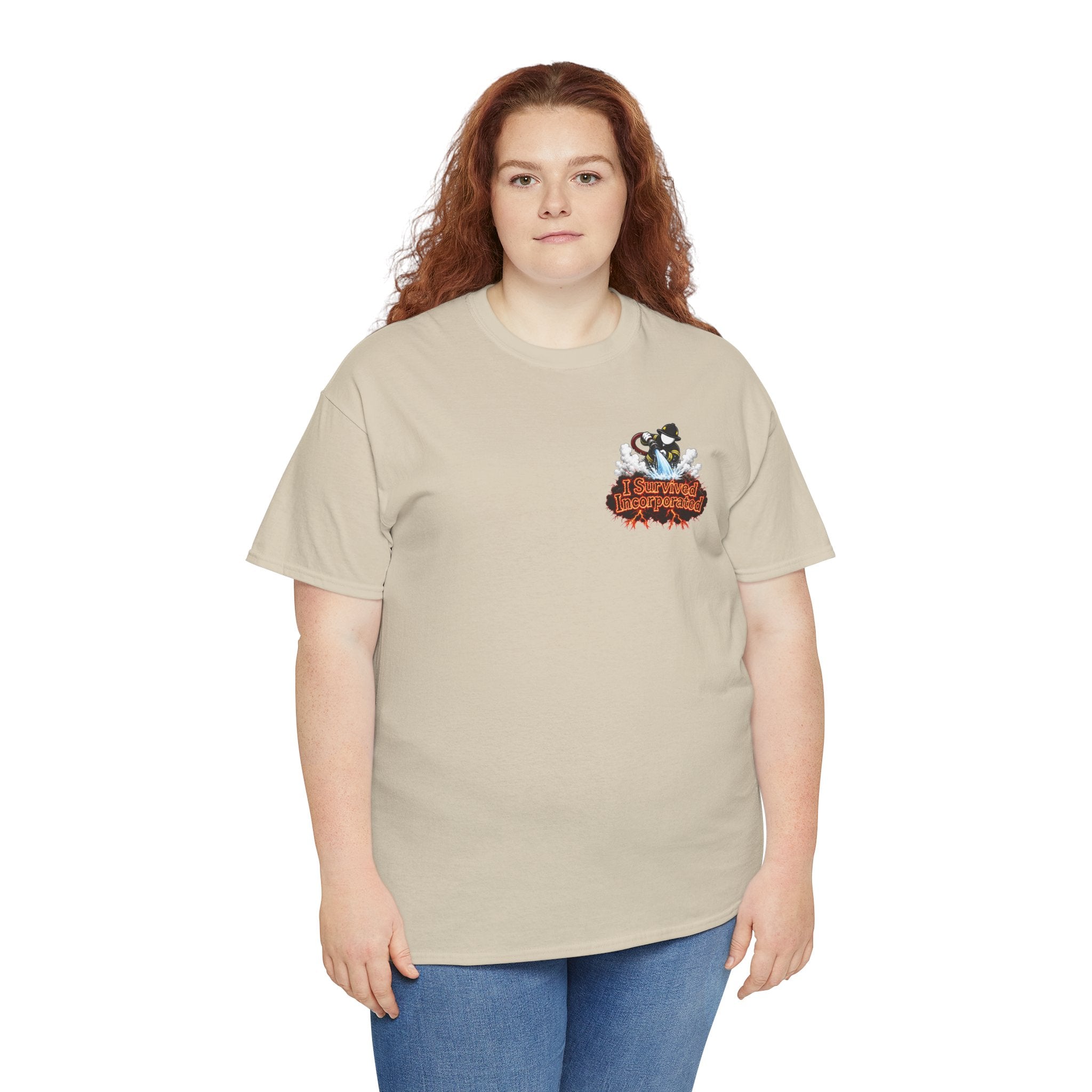 I Survived 2020 — "Please Stand By" Test Pattern Tee Wildfire Signal Edition Summer Premiere Unisex Heavy Cotton Tee