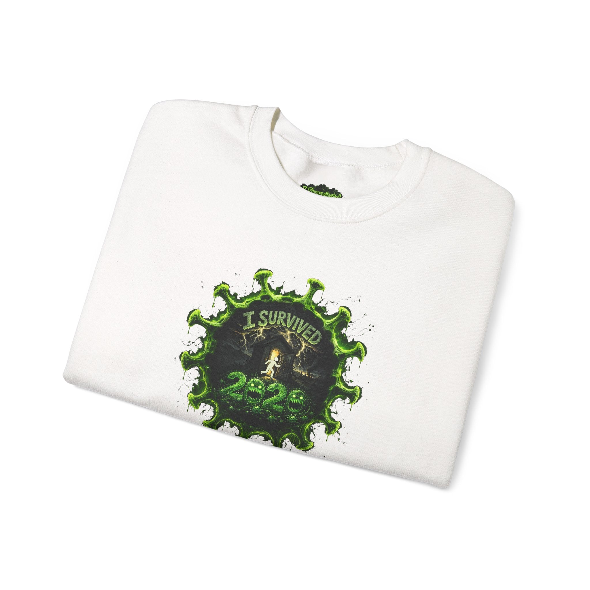 I Survived 2020 — PANDEMIC S1:E5: Director's Cut "Delivery Doomsday" Unisex Heavy Blend™ Crewneck Sweatshirt