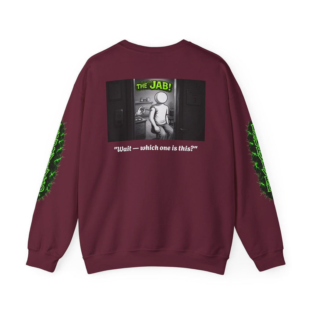 I Survived 2020 — Director's Cut S1:E3 "The Jab!" | Pandemic Edition Unisex Heavy Blend™ Crewneck Sweatshirt