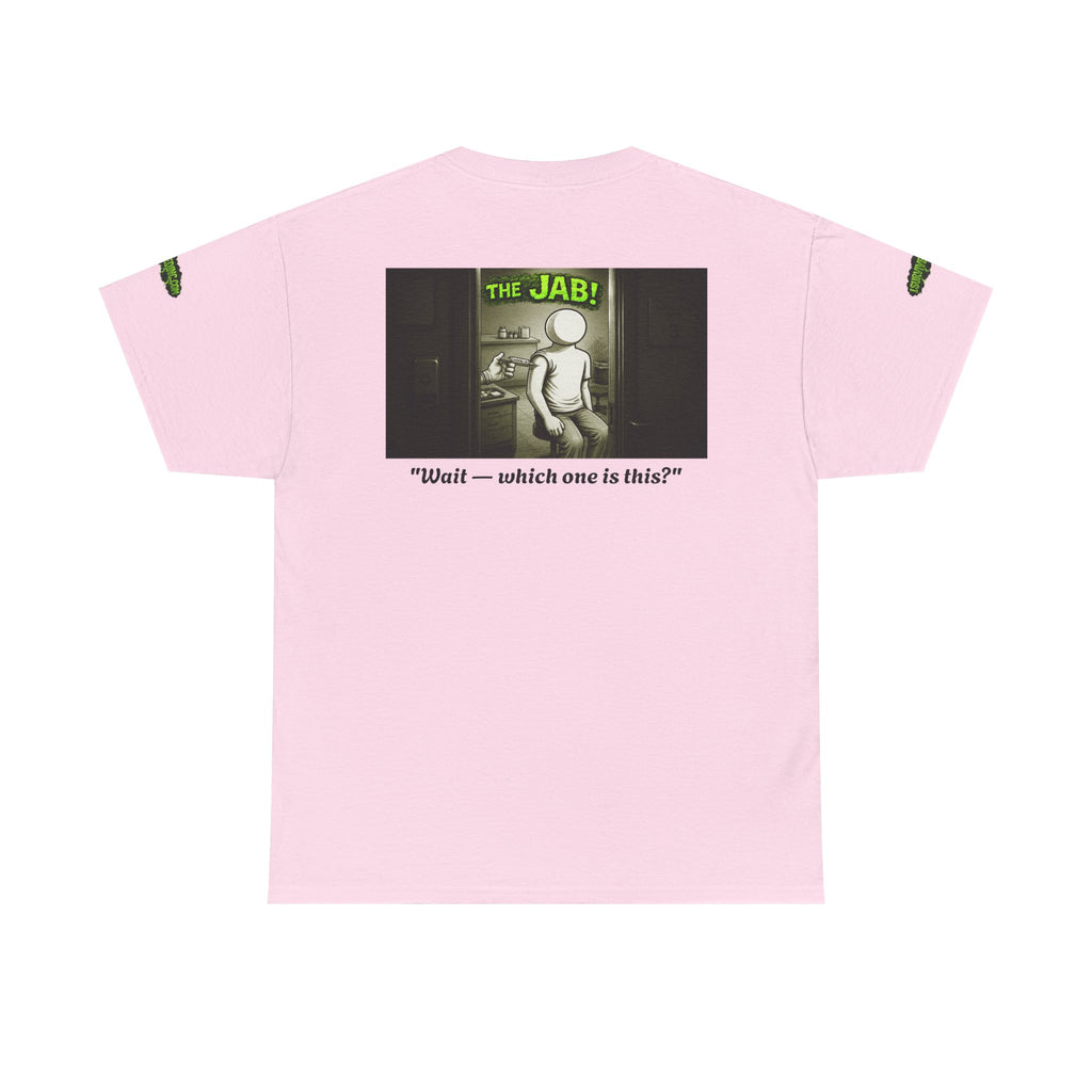 I Survived 2020 — PANDEMIC S1:E3: Director's Cut Special Edition "The Jab!" Unisex Heavy Cotton Tee