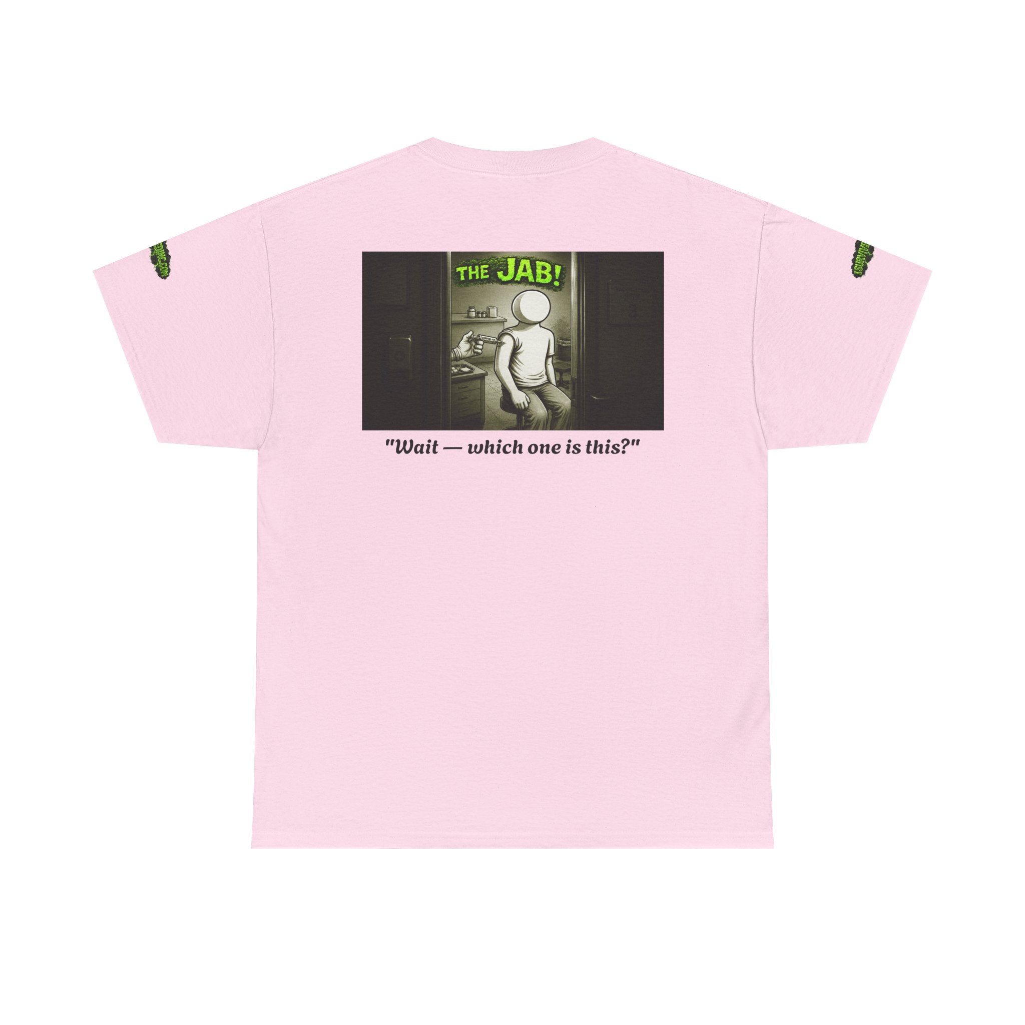 I Survived 2020 — PANDEMIC S1:E3: Director's Cut Special Edition "The Jab!" Unisex Heavy Cotton Tee