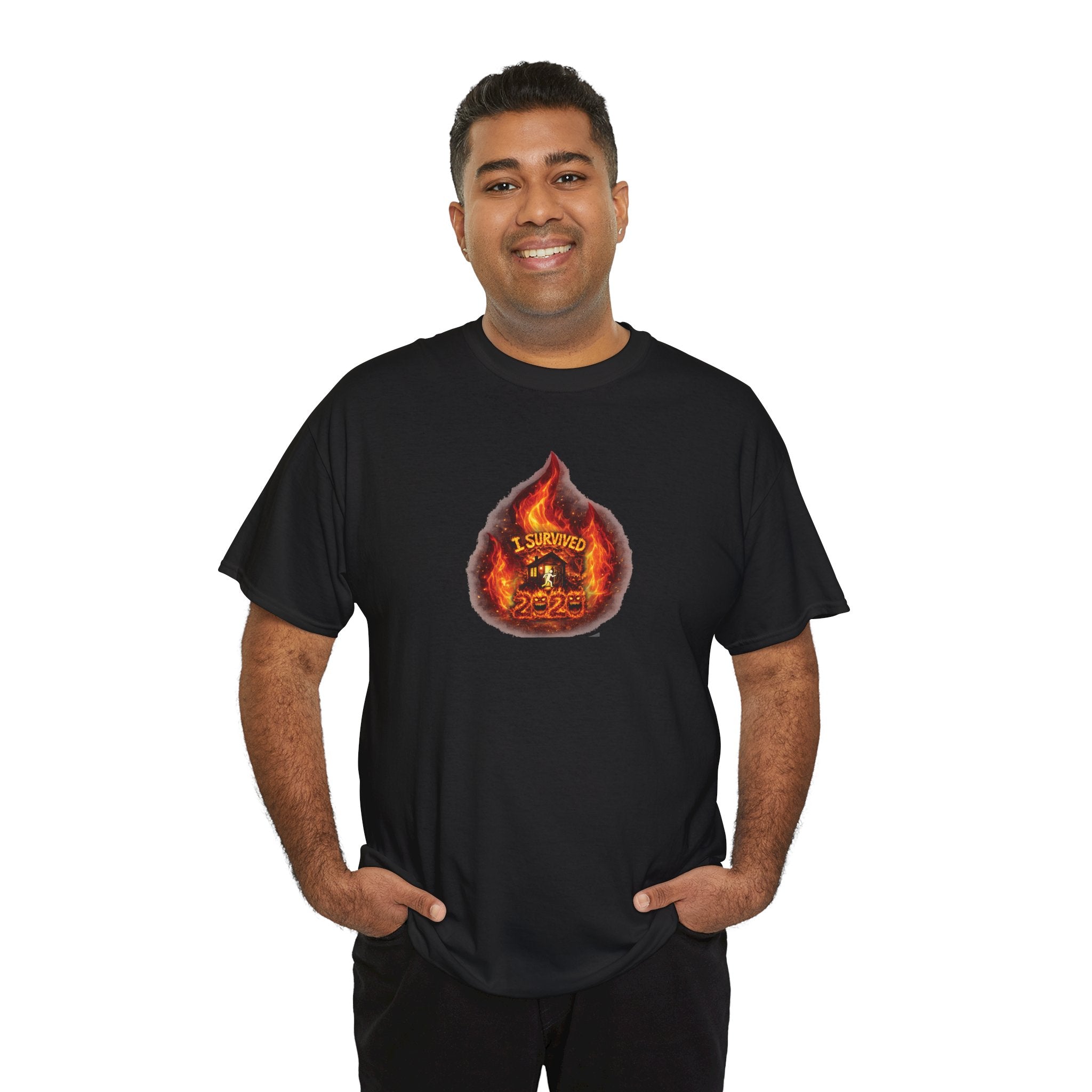 I Survived 2020 — WILDFIRES S2:E1: Director's Cut "Berry Creek" Memorial Unisex Heavy Cotton Tee