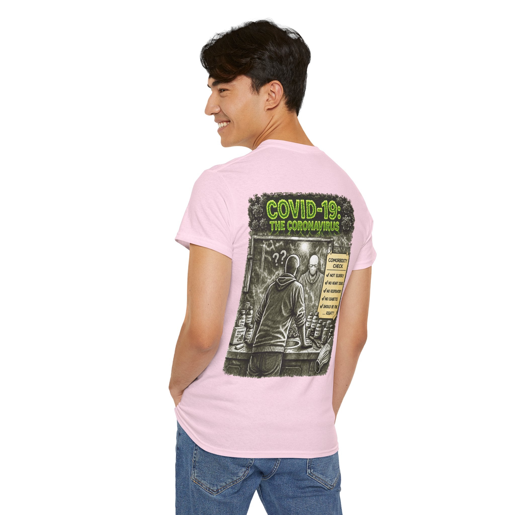I Survived 2020 — PANDEMIC S1:E1: Director's Cut "COVID-19: The Coronavirus" Unisex Heavy Cotton Tee