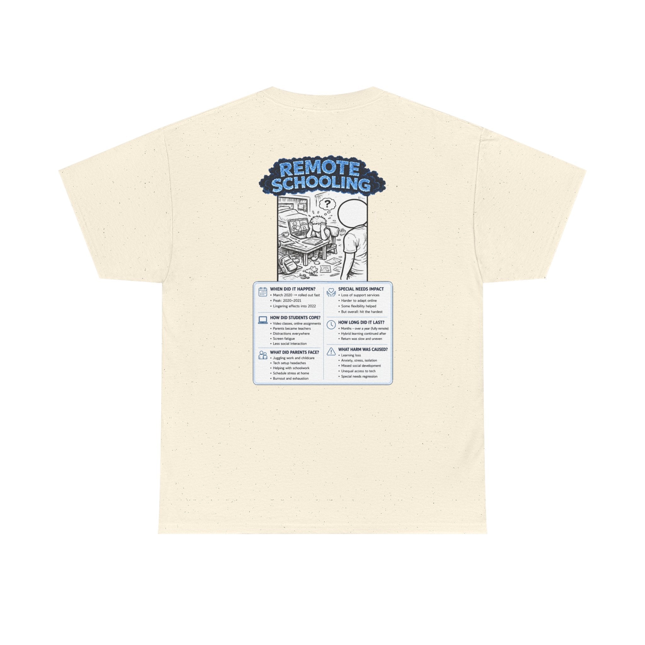 I Survived 2020 — LOCKDOWN S3:E3: "Remote Schooling" Documentary Tee