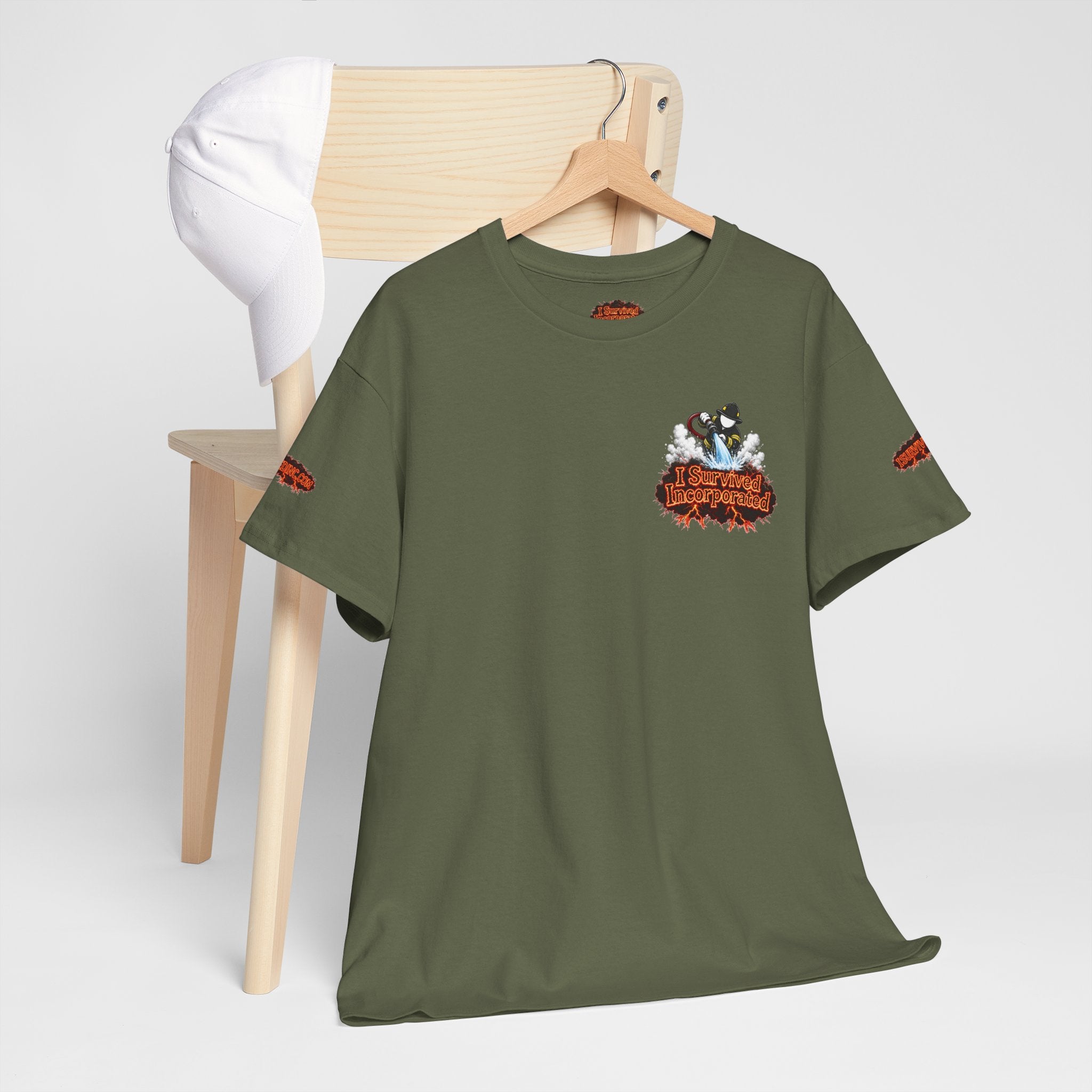 I Survived 2020 — "Please Stand By" Test Pattern Tee Wildfire Signal Special Edition Summer Premiere Unisex Heavy Cotton Tee