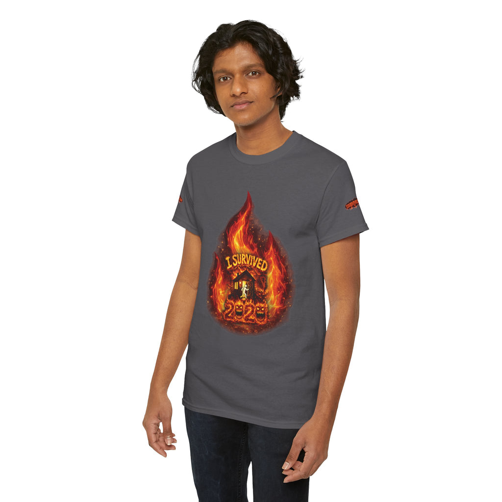 I Survived 2020 — Director's Cut S2:E1 "Berry Creek" | Wildfire Edition Memorial Unisex Heavy Cotton Tee (SPECIAL EDITION)