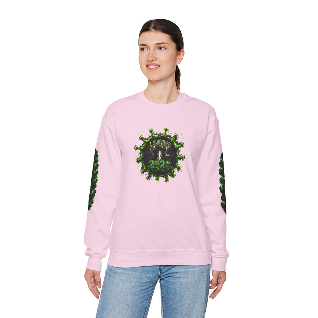 I Survived 2020 — PANDEMIC S1:E5: Director's Cut "Delivery Doomsday" Unisex Heavy Blend™ Crewneck Sweatshirt
