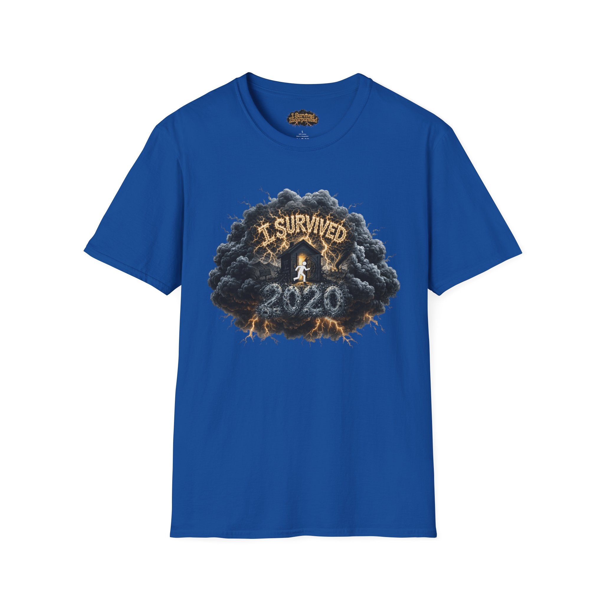 I Survived 2020 — Director's Cut Original Design Teaser Tee | Season 1 Premiere Drop Unisex Softstyle T-Shirt