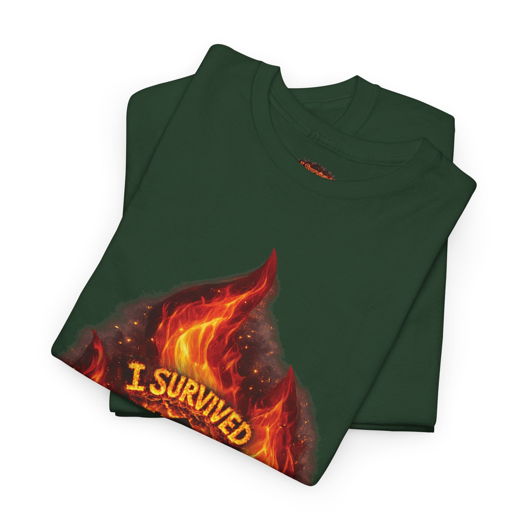 I Survived 2020 — Director's Cut S2:E3 "The California Wildfires" | Wildfire Edition Memorial Unisex Heavy Cotton Tee (SPECIAL EDITION)
