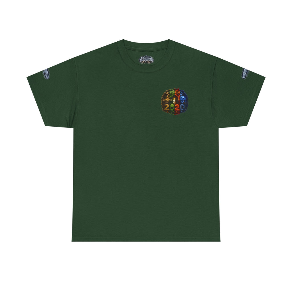 I Survived 2020 — "No Signal" Test Pattern Tee Alien Broadcast Finale Special Edition Summer Premiere Unisex Heavy Cotton Tee