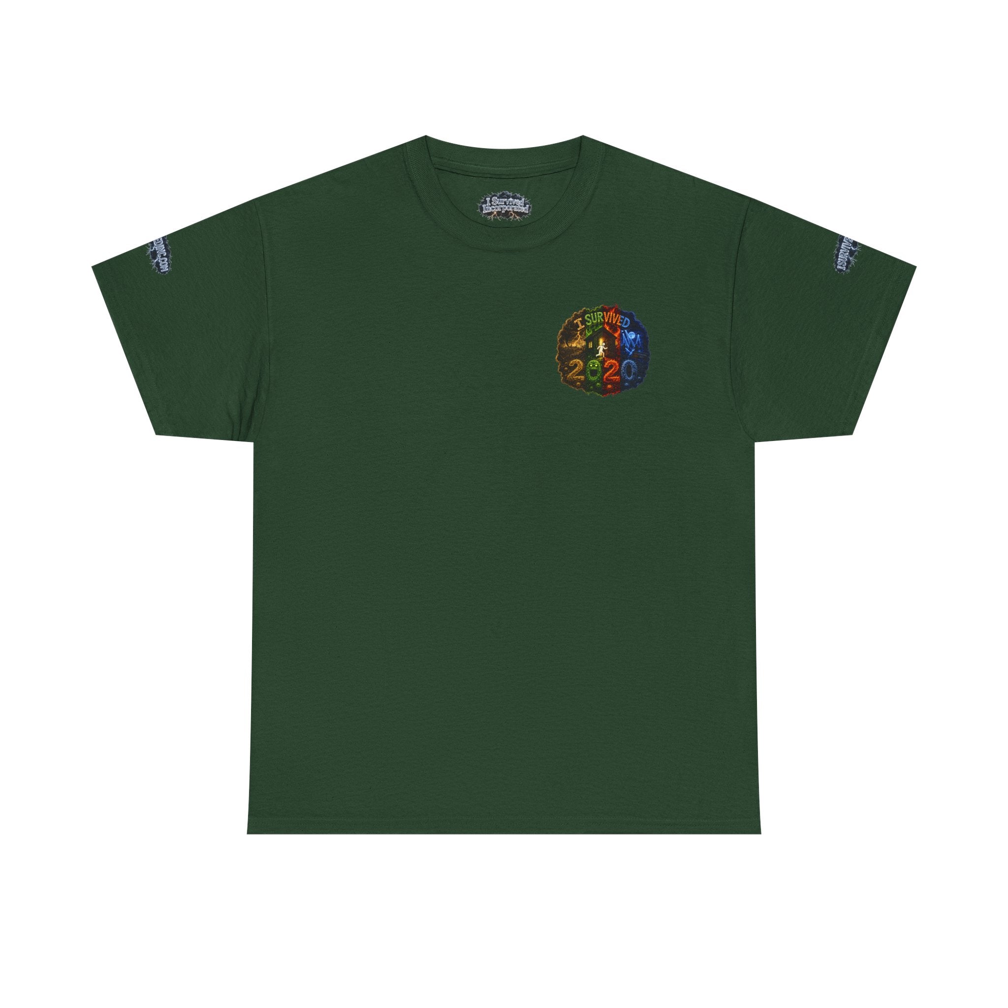 I Survived 2020 — "No Signal" Test Pattern Tee Alien Broadcast Finale Special Edition Summer Premiere Unisex Heavy Cotton Tee