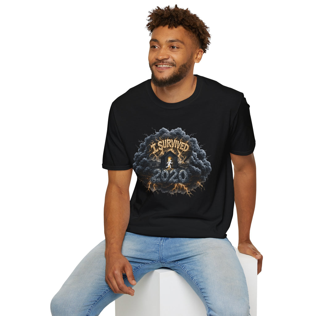 I Survived 2020 — Director's Cut Original Design Teaser Tee | Season 1 Premiere Drop Unisex Softstyle T-Shirt
