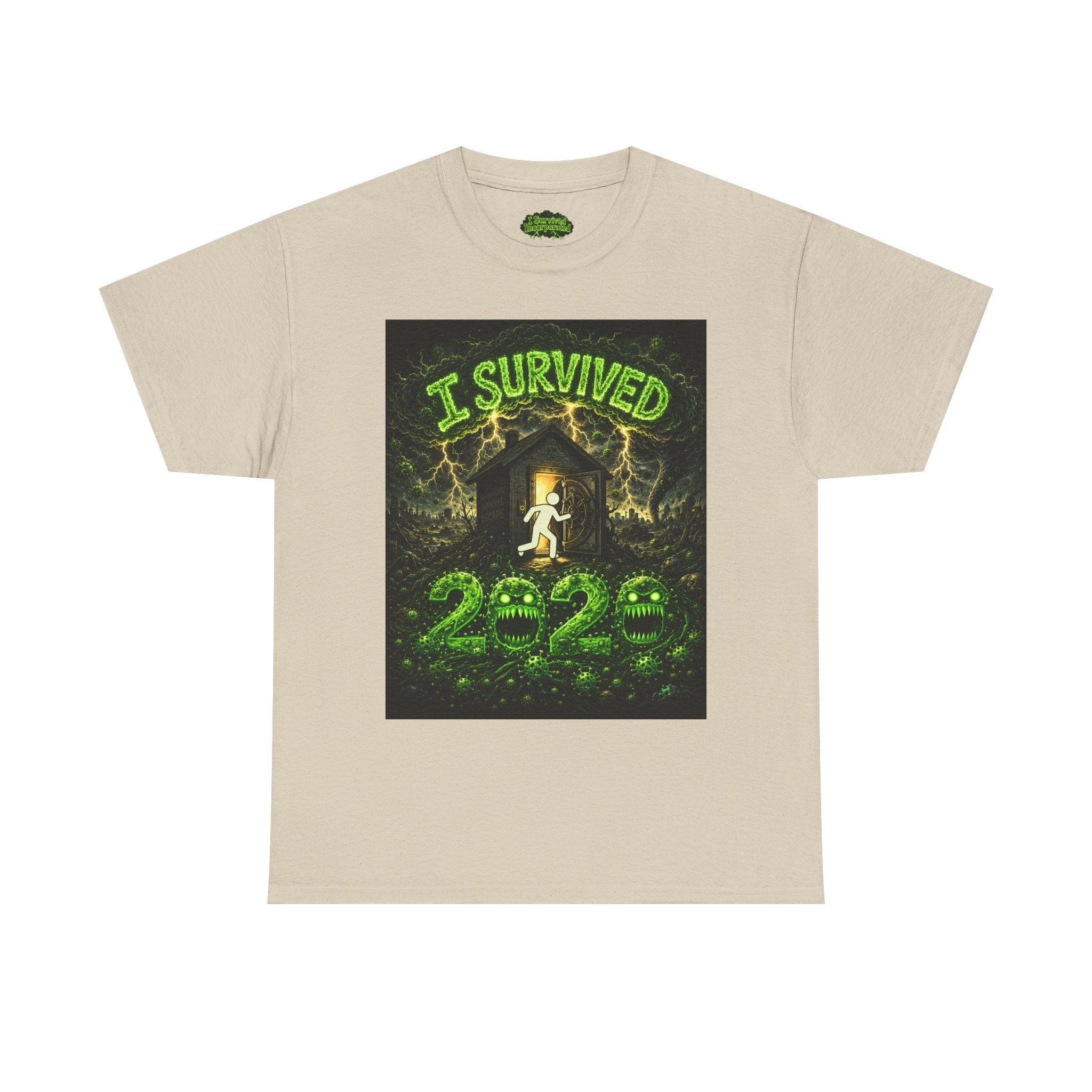 I Survived 2020 — S1:E4 "Mask Madness Mayhem Moment" | Pandemic Edition Unisex Heavy Cotton Tee
