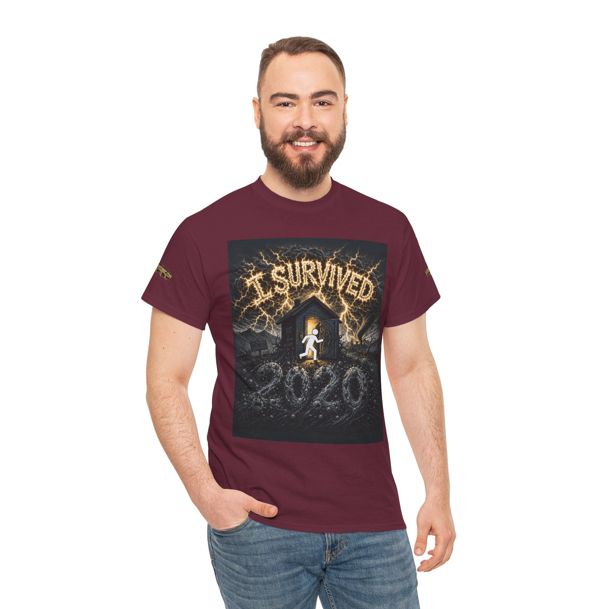 I Survived 2020 — Original PILOT Design: Special Edition Unisex Heavy Cotton Tee
