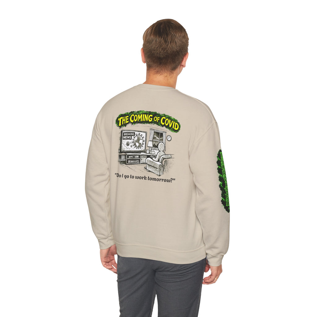 I Survived 2020 — PANDEMIC S1:E2: Director's Cut "The Coming of COVID" Unisex Heavy Blend™ Crewneck Sweatshirt