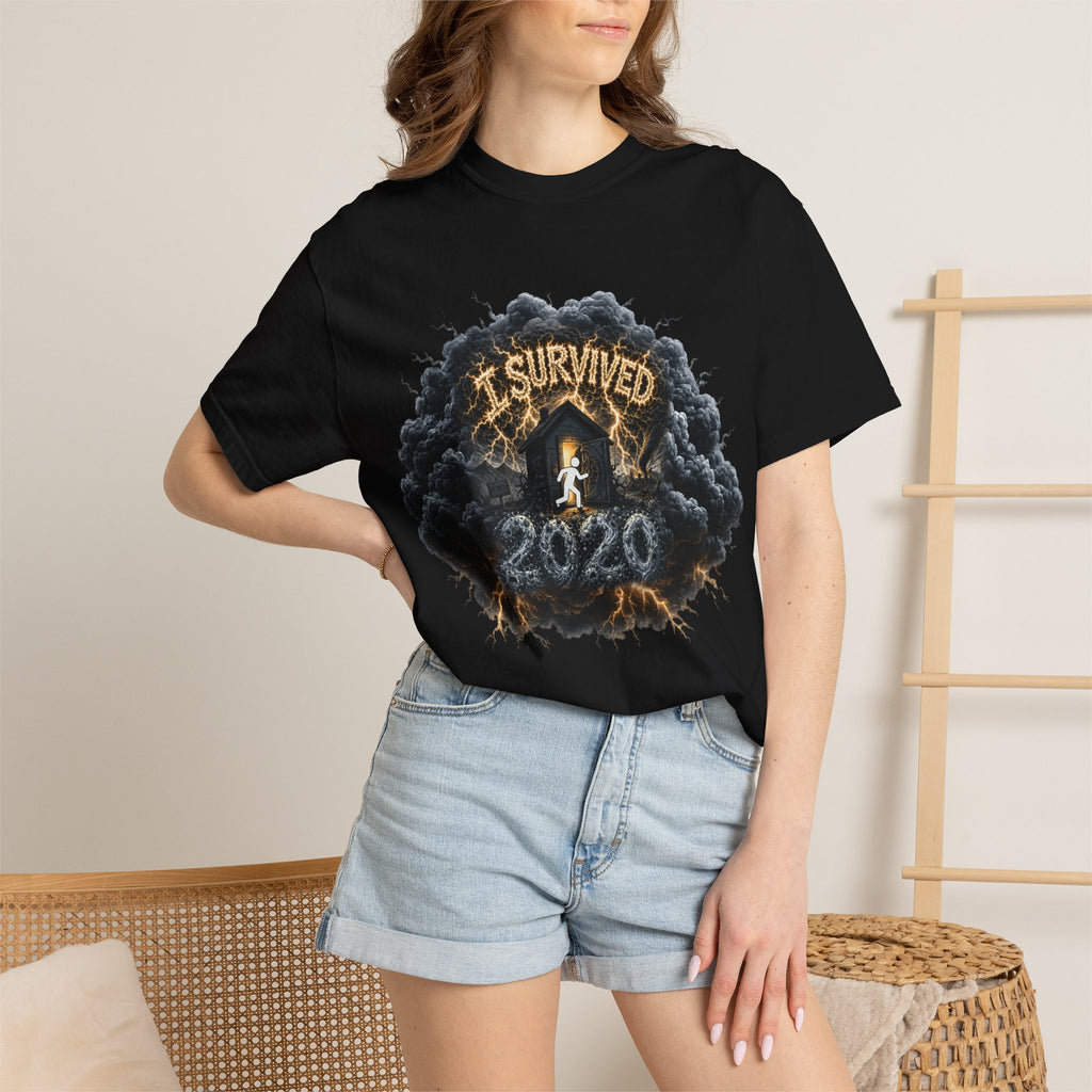I Survived 2020 — Director's Cut Original Design Teaser Tee | Season 1 Premiere Drop Unisex Garment-Dyed T-shirt
