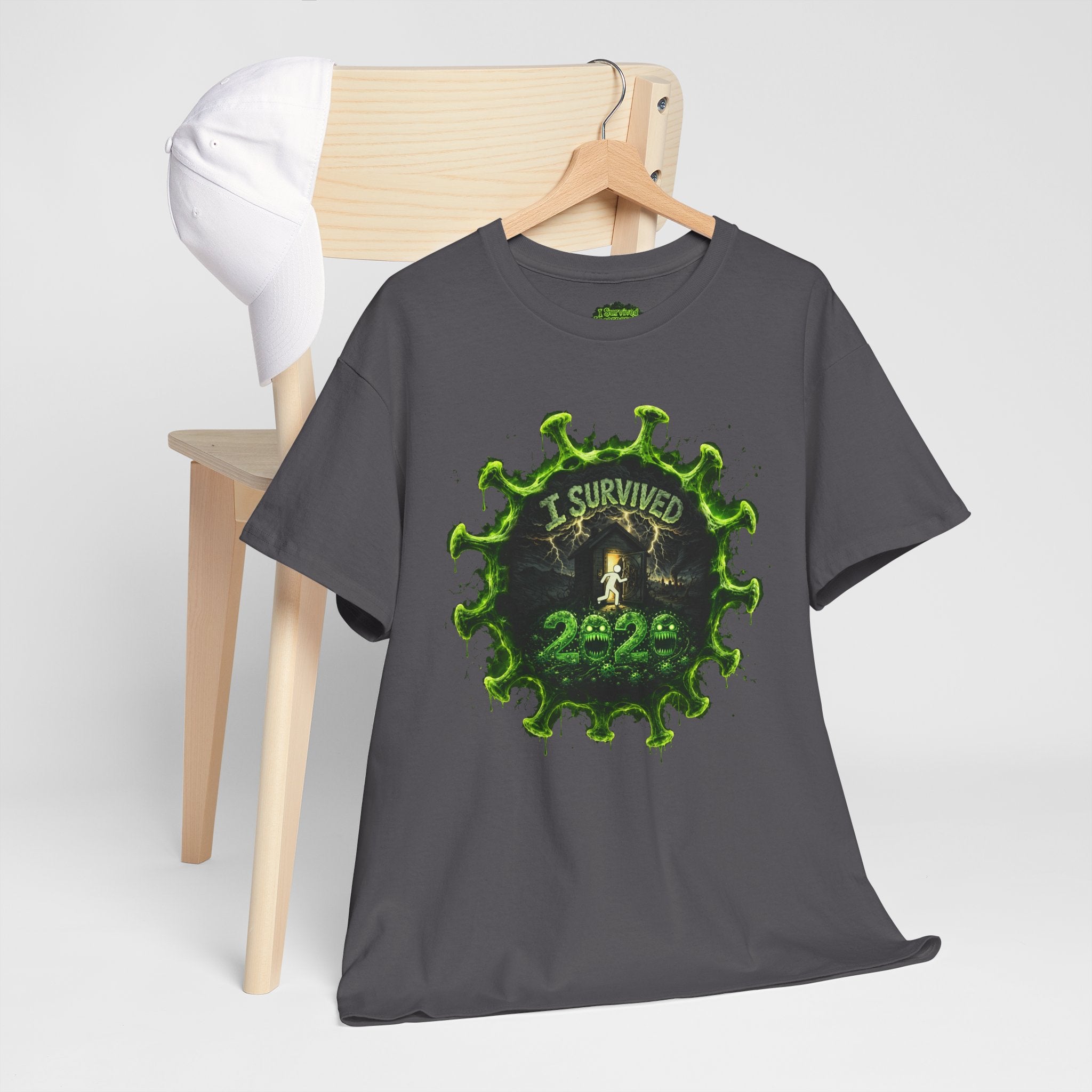 I Survived 2020 — Director's Cut S1:E2 "The Coming of COVID" | Pandemic Edition Unisex Heavy Cotton Tee