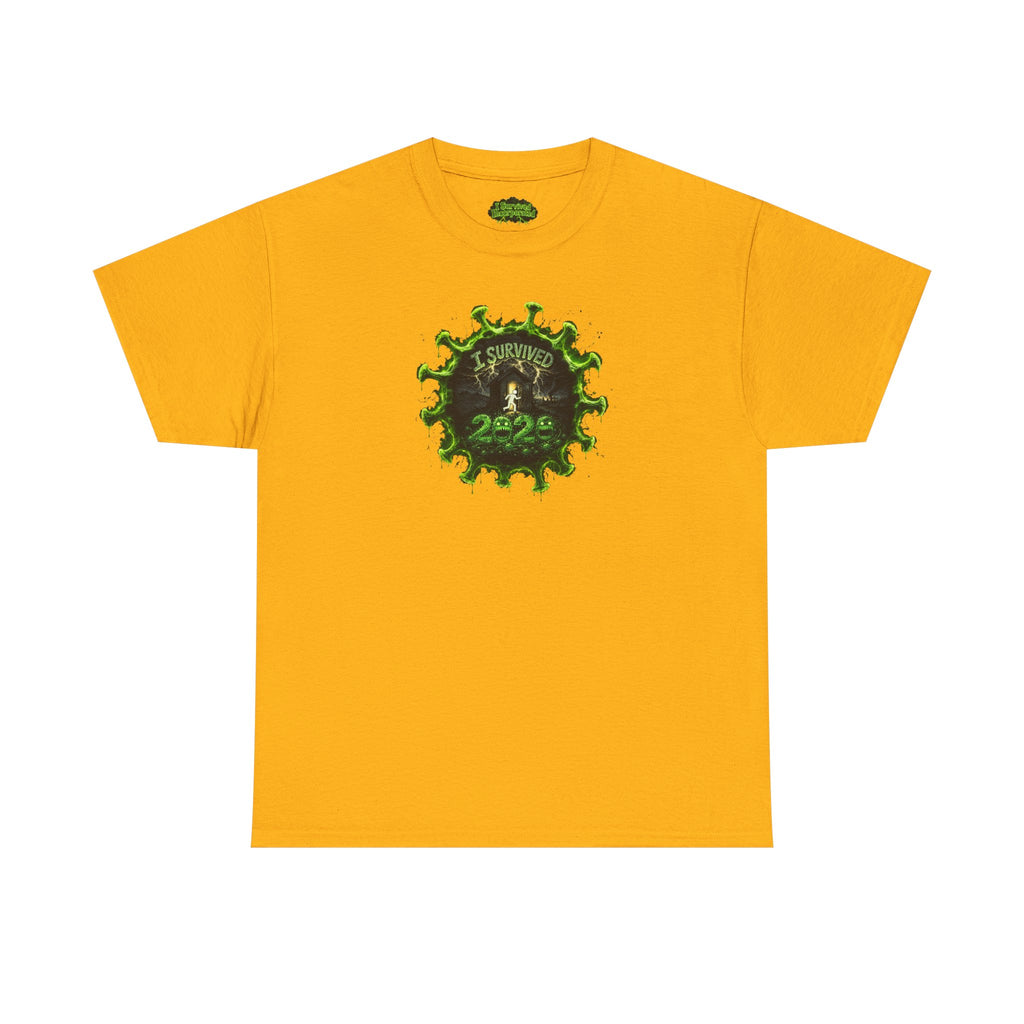 I Survived 2020 — PANDEMIC S1:E2: Director's Cut "The Coming of COVID" Unisex Heavy Cotton Tee