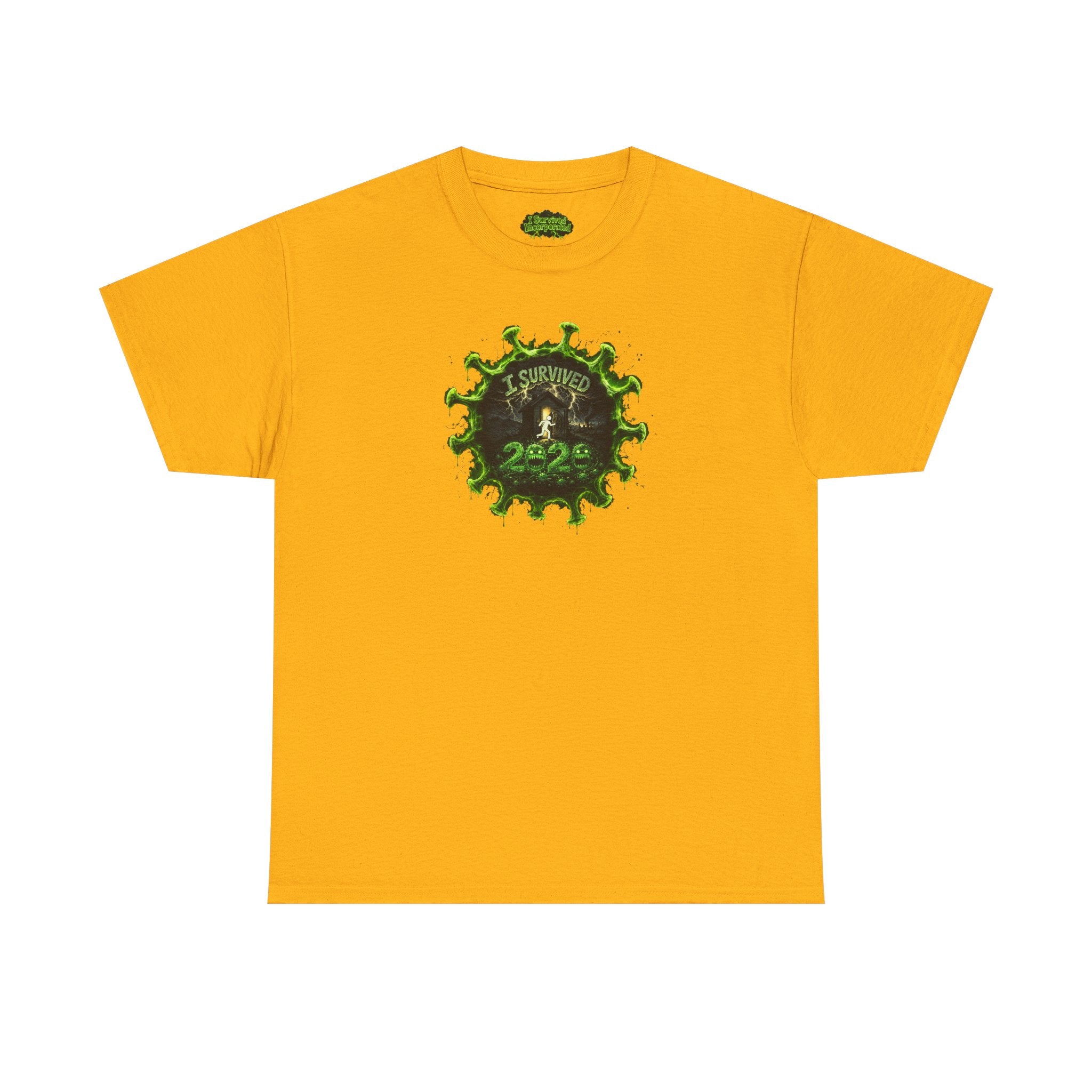 I Survived 2020 — PANDEMIC S1:E2: Director's Cut "The Coming of COVID" Unisex Heavy Cotton Tee