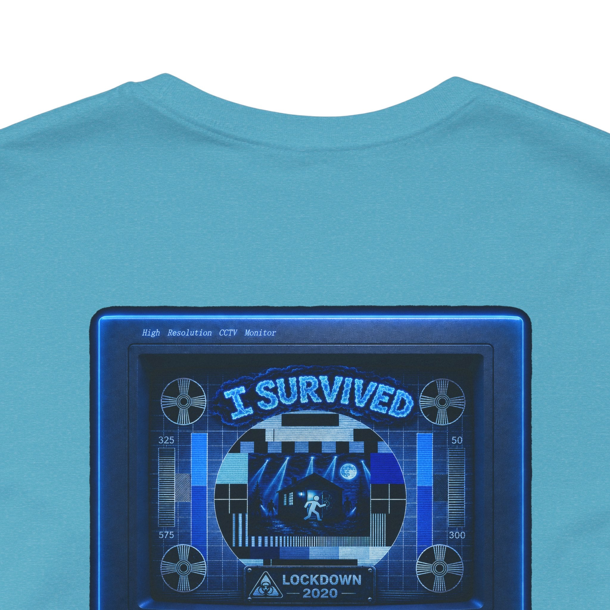 I Survived 2020 — "Please Stand By" Test Pattern Tee Lockdown Summer Exclusive Unisex Jersey Short Sleeve Tee