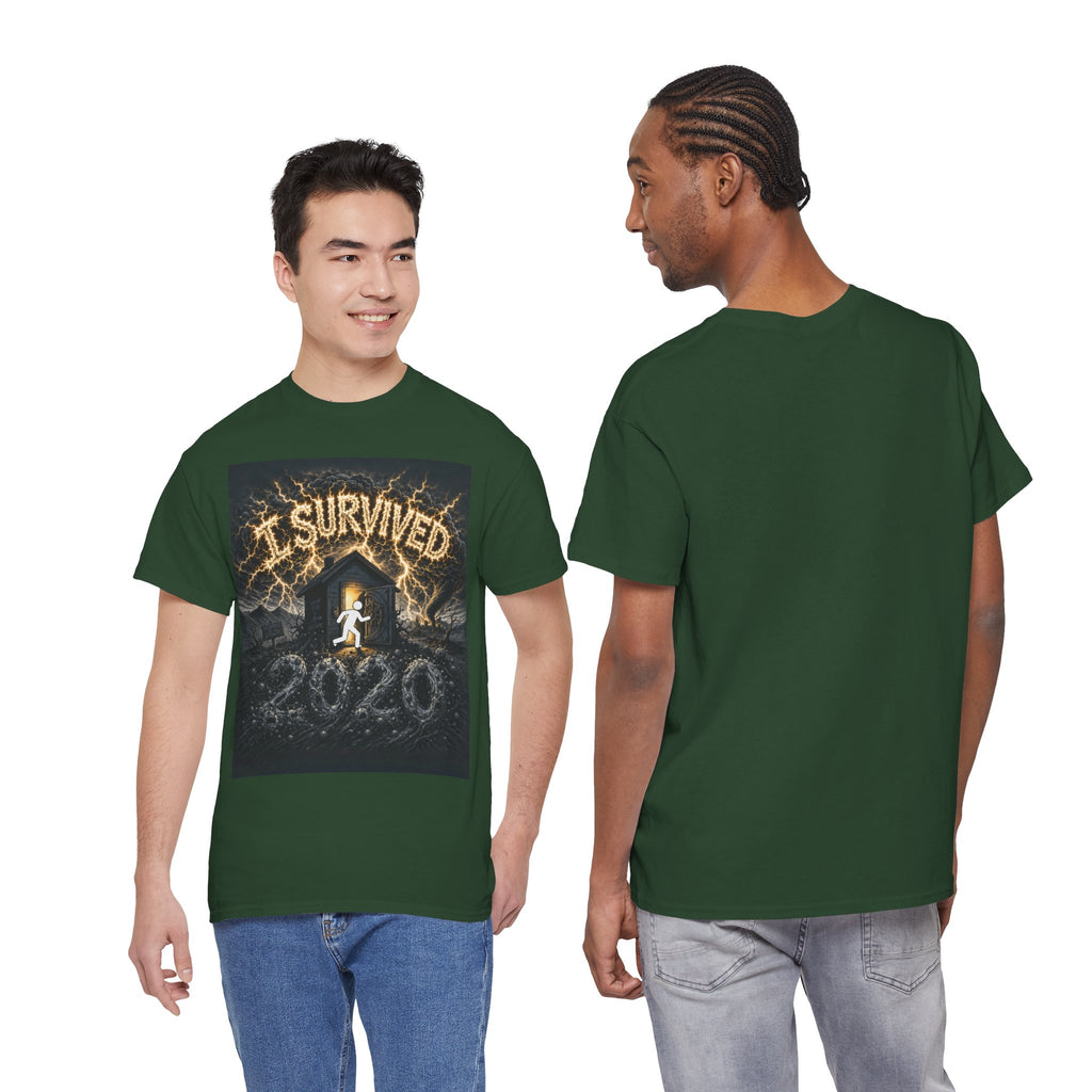 I Survived 2020 — Original PILOT Design Unisex Heavy Cotton Tee