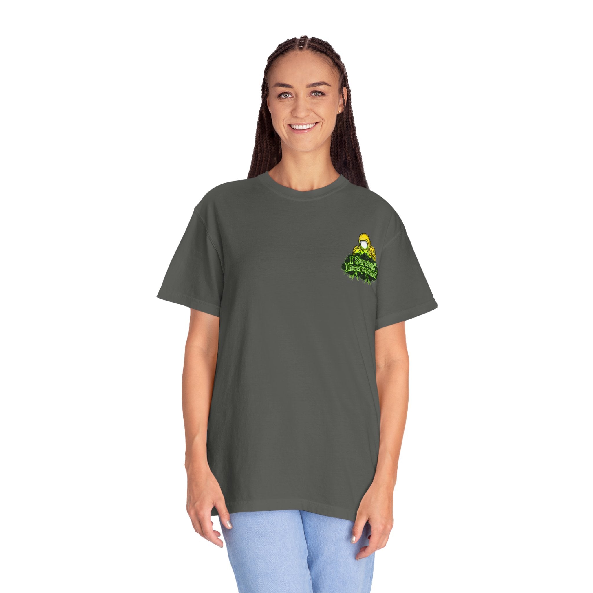 I Survived 2020 — "Please Stand By" Test Pattern Toxic Signal Tee Summer Premiere Unisex Garment-Dyed T-shirt