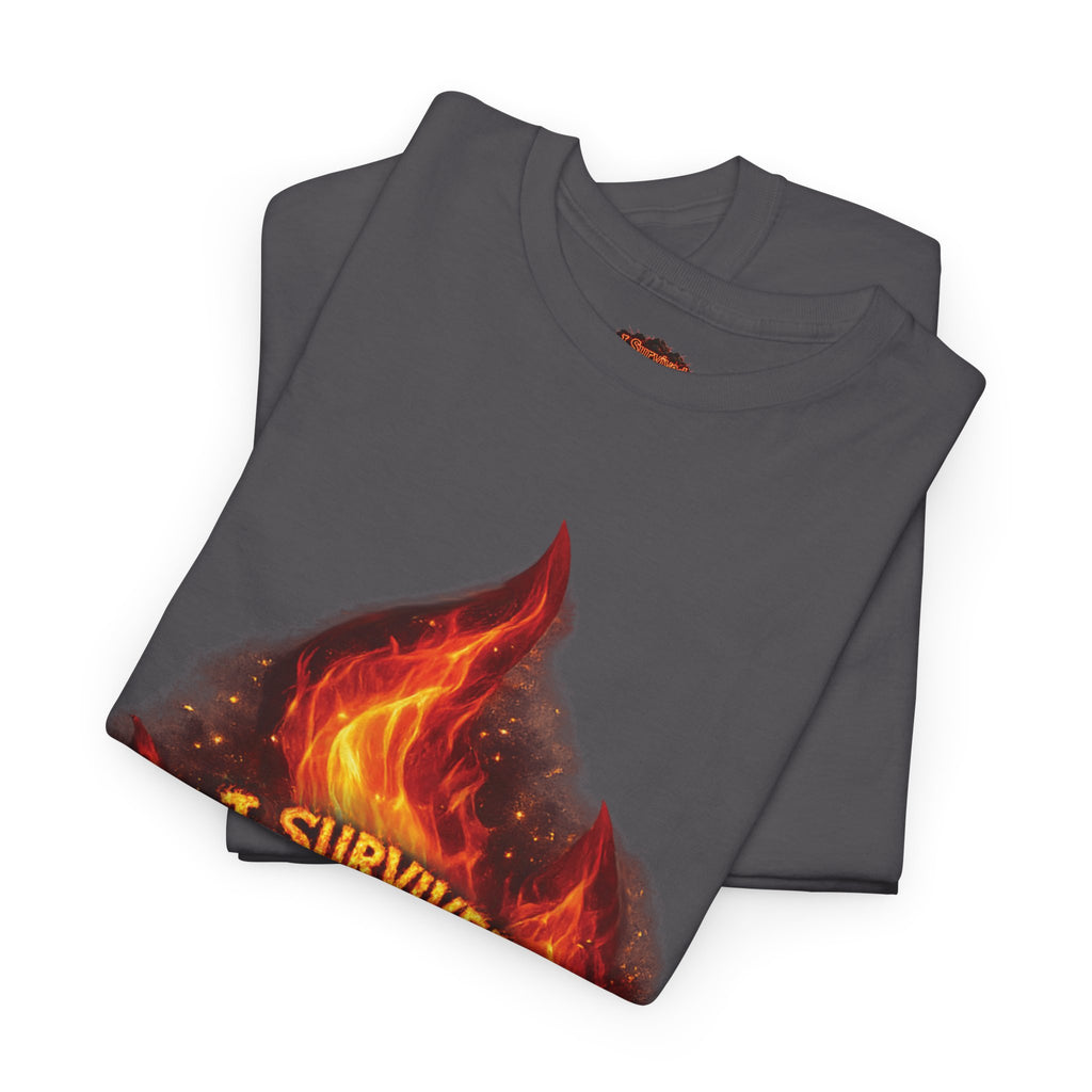 I Survived 2020 — Director's Cut S2:E4 "Western U.S. Wildfire Season" | Mid-Season Finale Pt. 1 | Wildfire Edition Memorial Unisex Heavy Cotton Tee (SPECIAL EDITION)