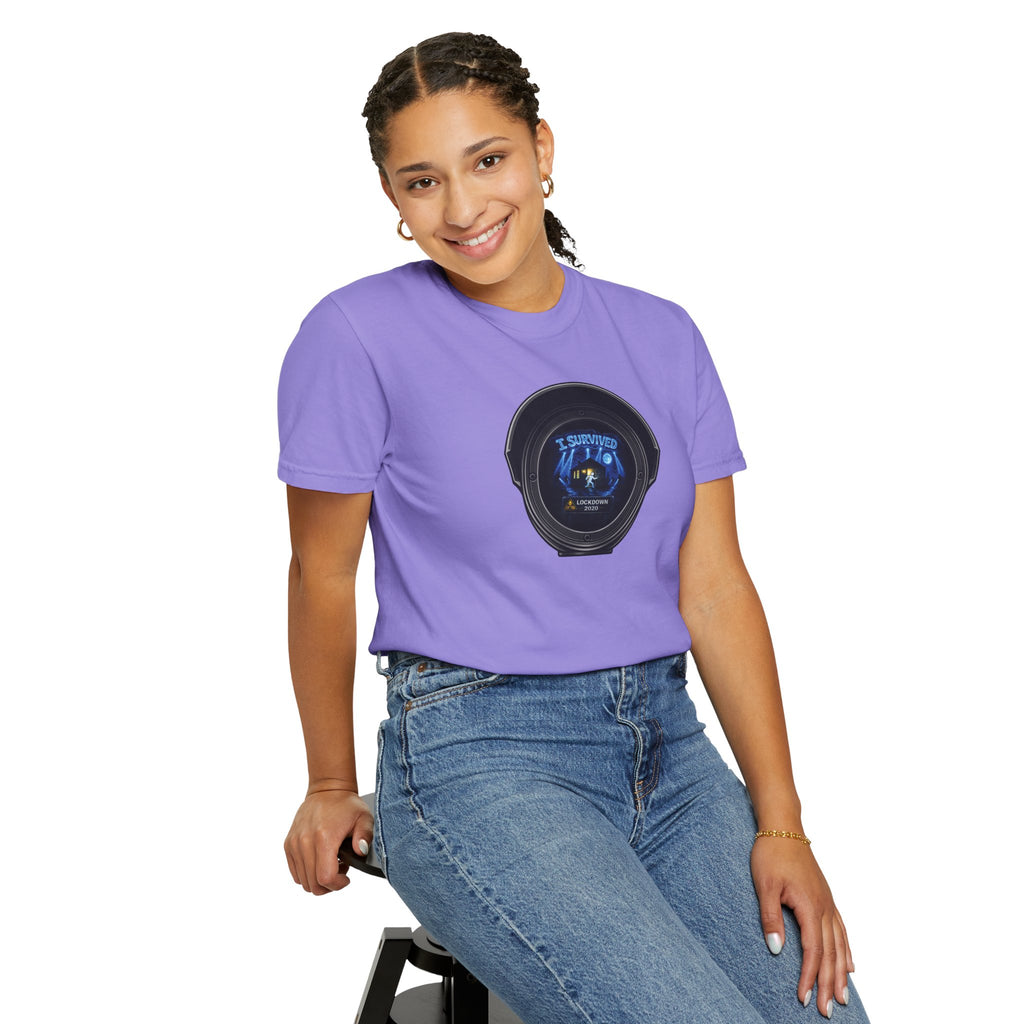 I Survived 2020 —  LOCKDOWN S3:E1: Director's Cut "Quarantine" Unisex Garment-Dyed T-shirt
