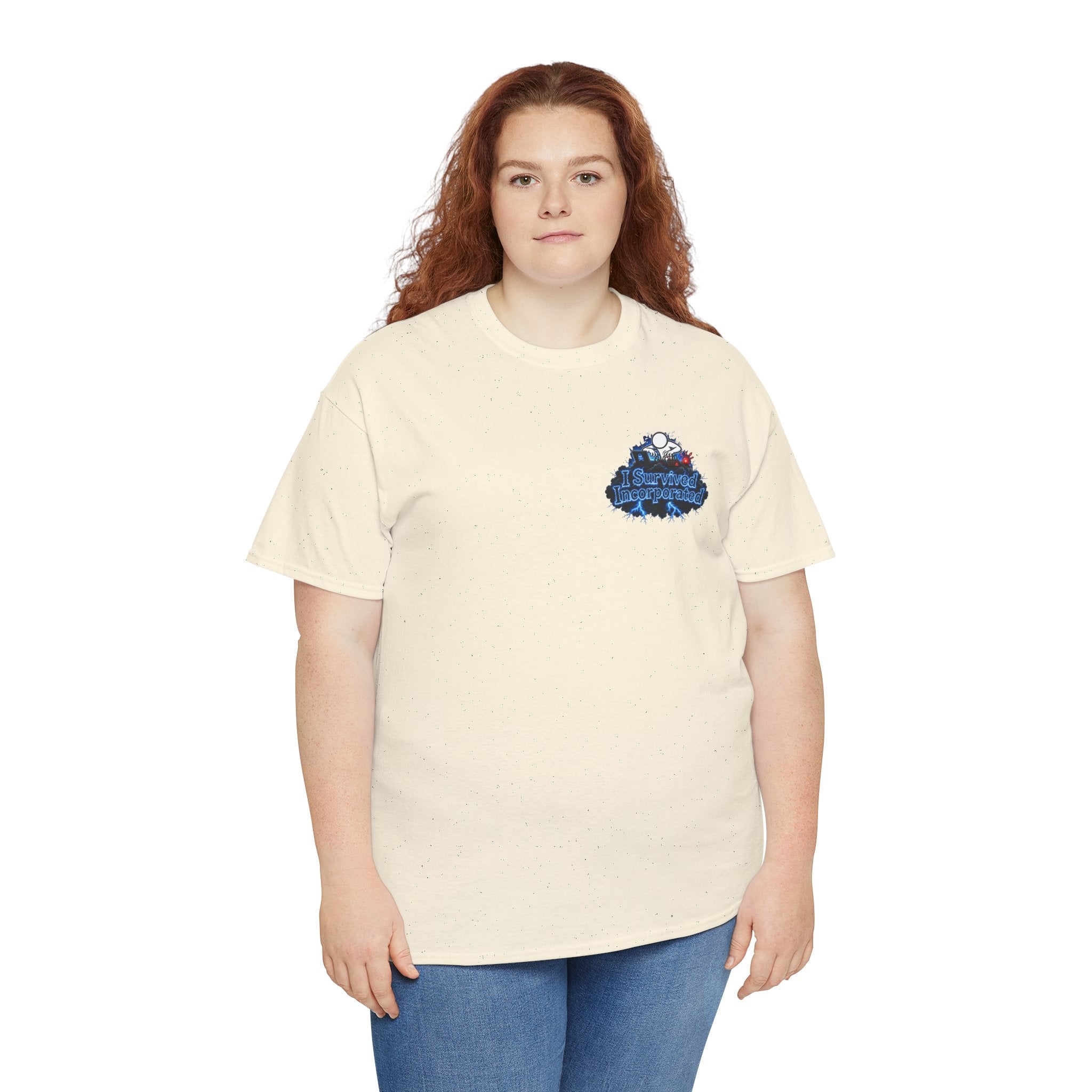 I Survived 2020 — "Please Stand By" Test Pattern Tee Lockdown Surveillance Edition Summer Exclusive Unisex Heavy Cotton Tee