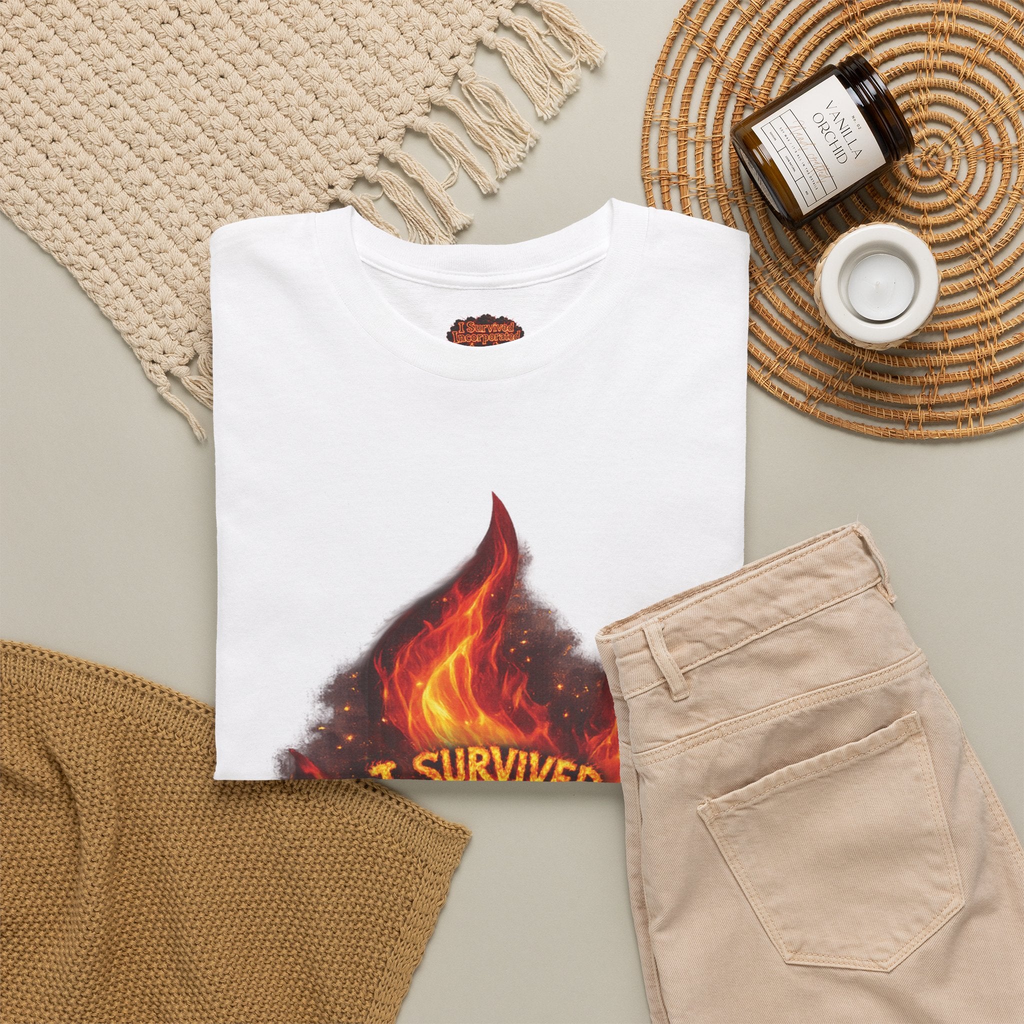 I Survived 2020 — Director's Cut S2:E1 "Berry Creek" | Wildfire Edition Memorial Unisex Heavy Cotton Tee