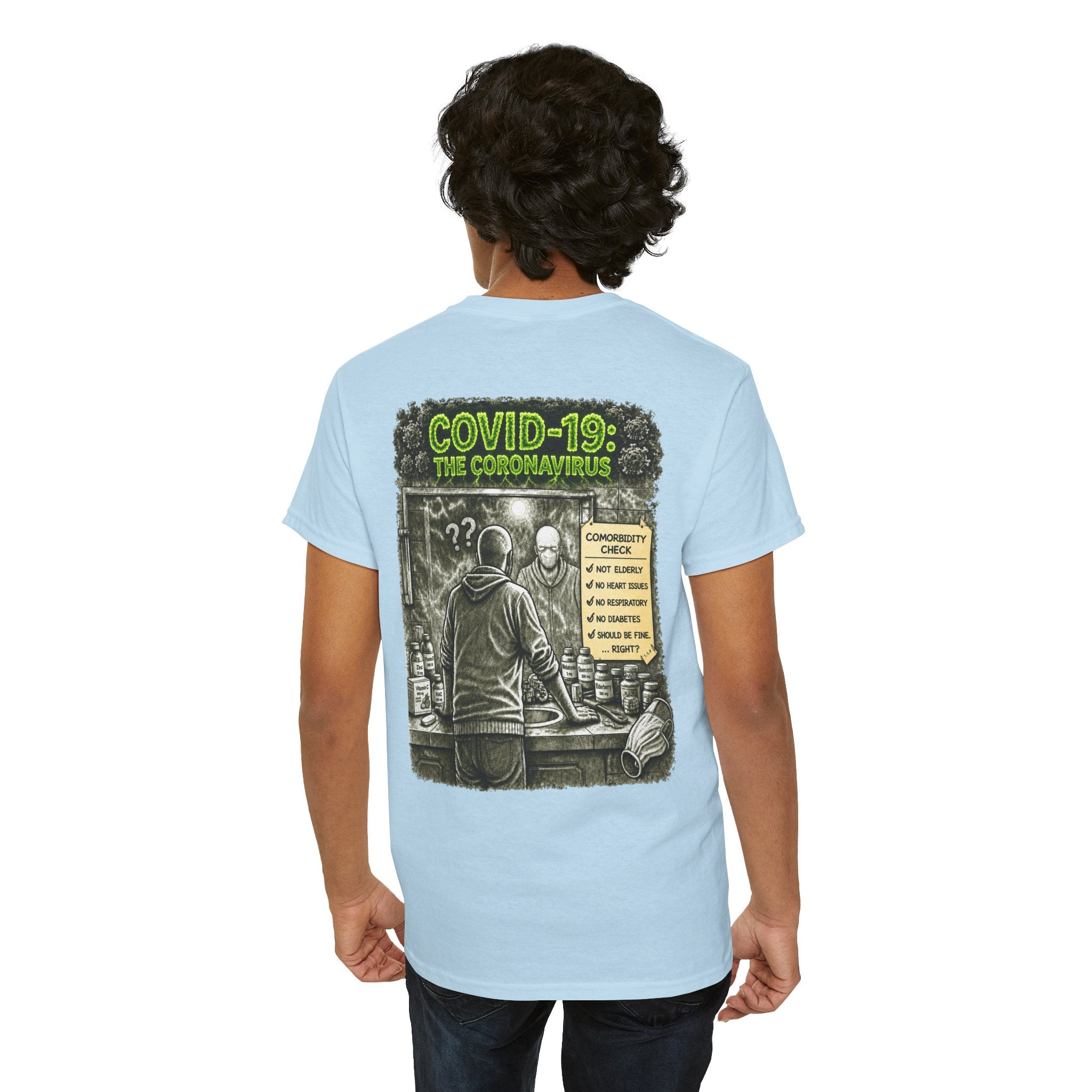 I Survived 2020 — PANDEMIC S1:E1: Director's Cut "COVID-19: The Coronavirus" Unisex Heavy Cotton Tee
