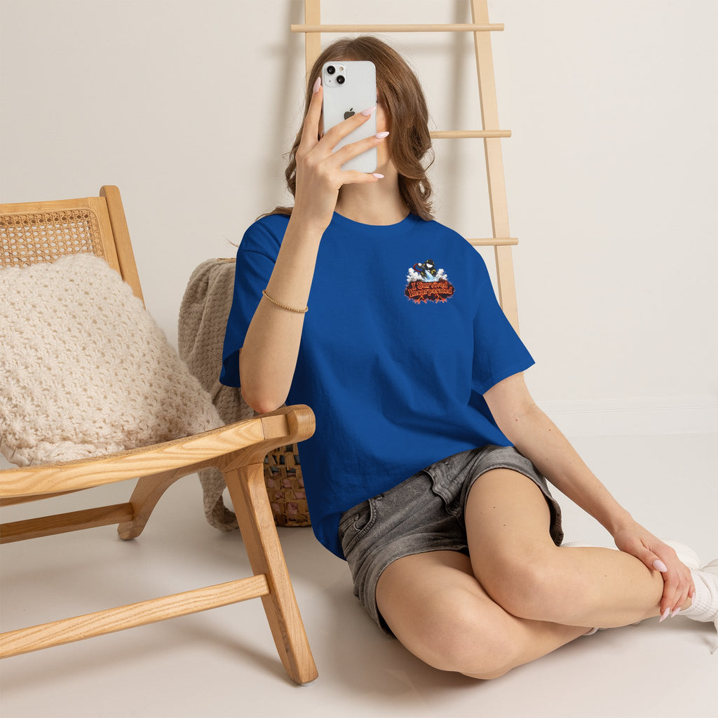 I Survived 2020 — "Please Stand By" Test Pattern Tee Wildfire Signal Edition Summer Premiere Unisex Heavy Cotton Tee
