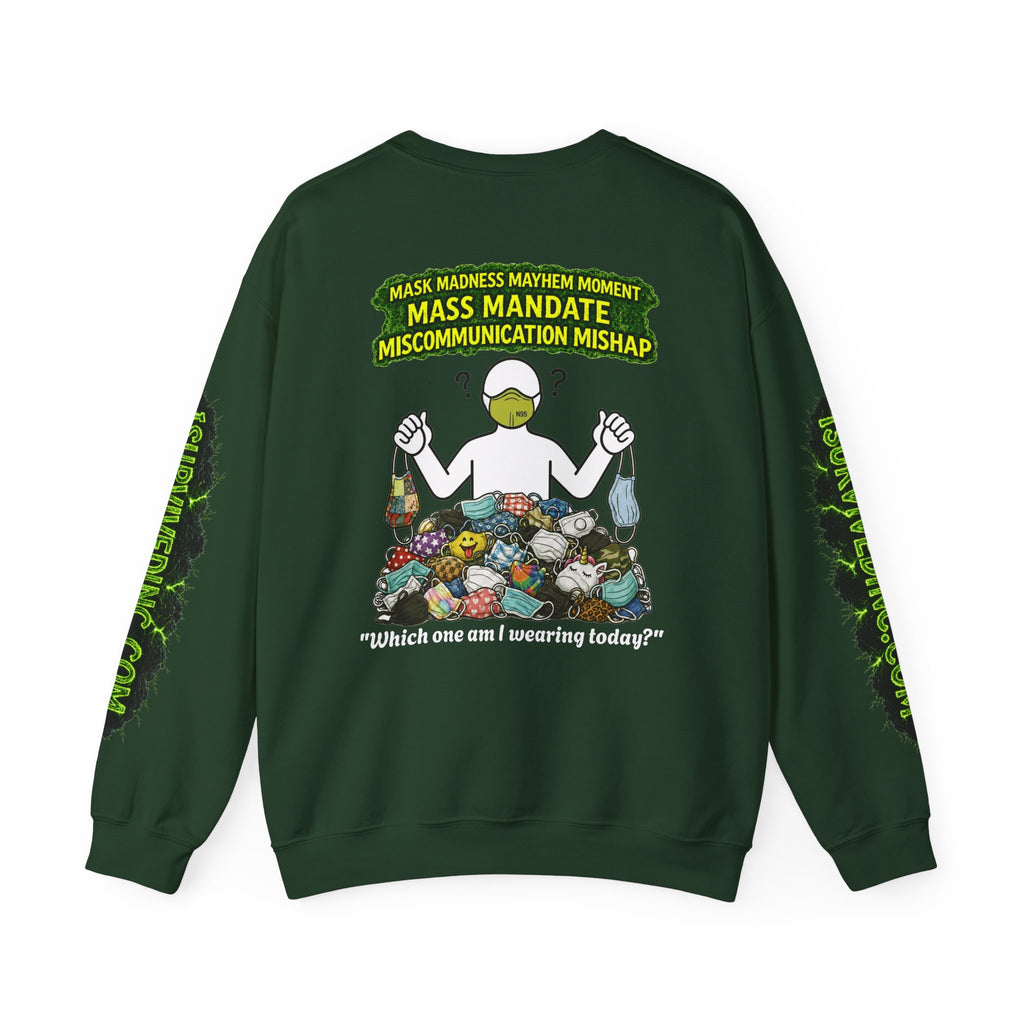 I Survived 2020 — PANDEMIC S1:E4: "Mask Madness" Unisex Heavy Blend™ Crewneck Sweatshirt