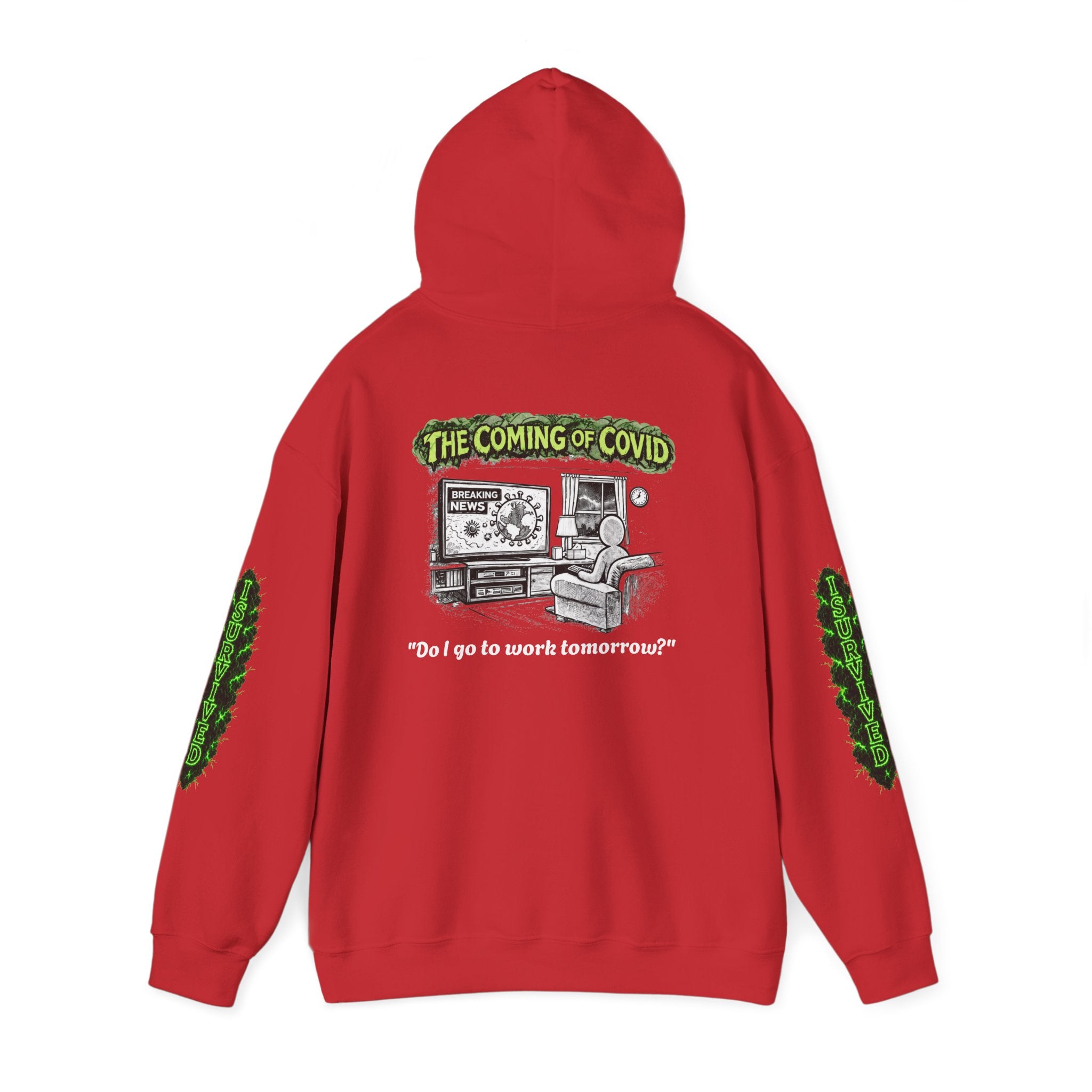 I Survived 2020 — Director's Cut S1:E2 "The Coming of COVID" | Pandemic Edition Hoodie Sweatshirt