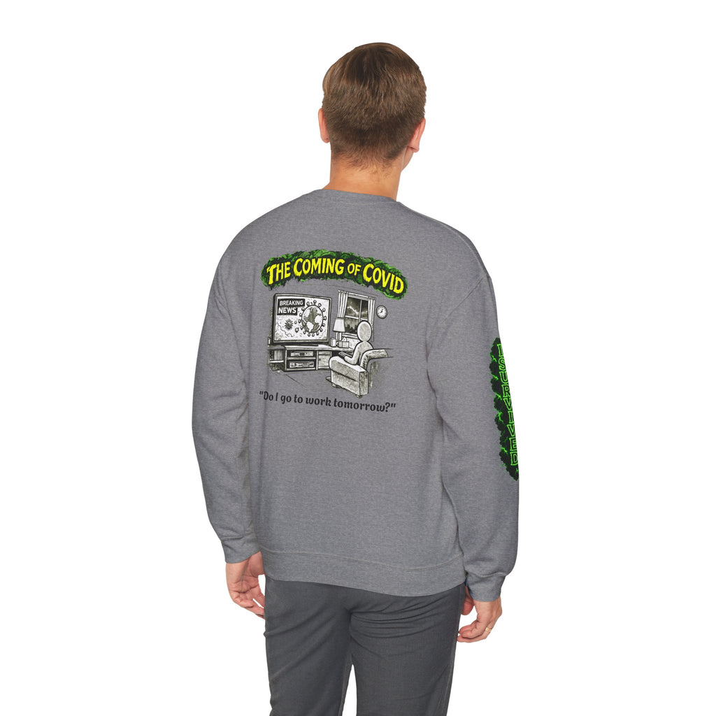 I Survived 2020 — PANDEMIC S1:E2: Director's Cut "The Coming of COVID" Unisex Heavy Blend™ Crewneck Sweatshirt
