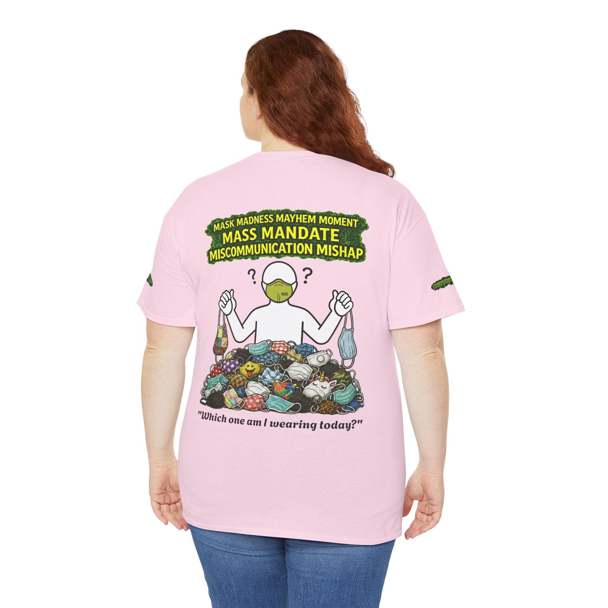 I Survived 2020 — PANDEMIC S1:E4: Special Edition "Mask Madness" Unisex Heavy Cotton Tee