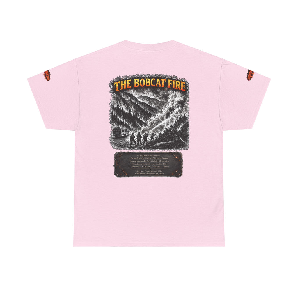 I Survived 2020 — WILDFIRES S2:E2: Director's Cut Special Edition "The Bobcat Fire" Memorial Unisex Heavy Cotton Tee
