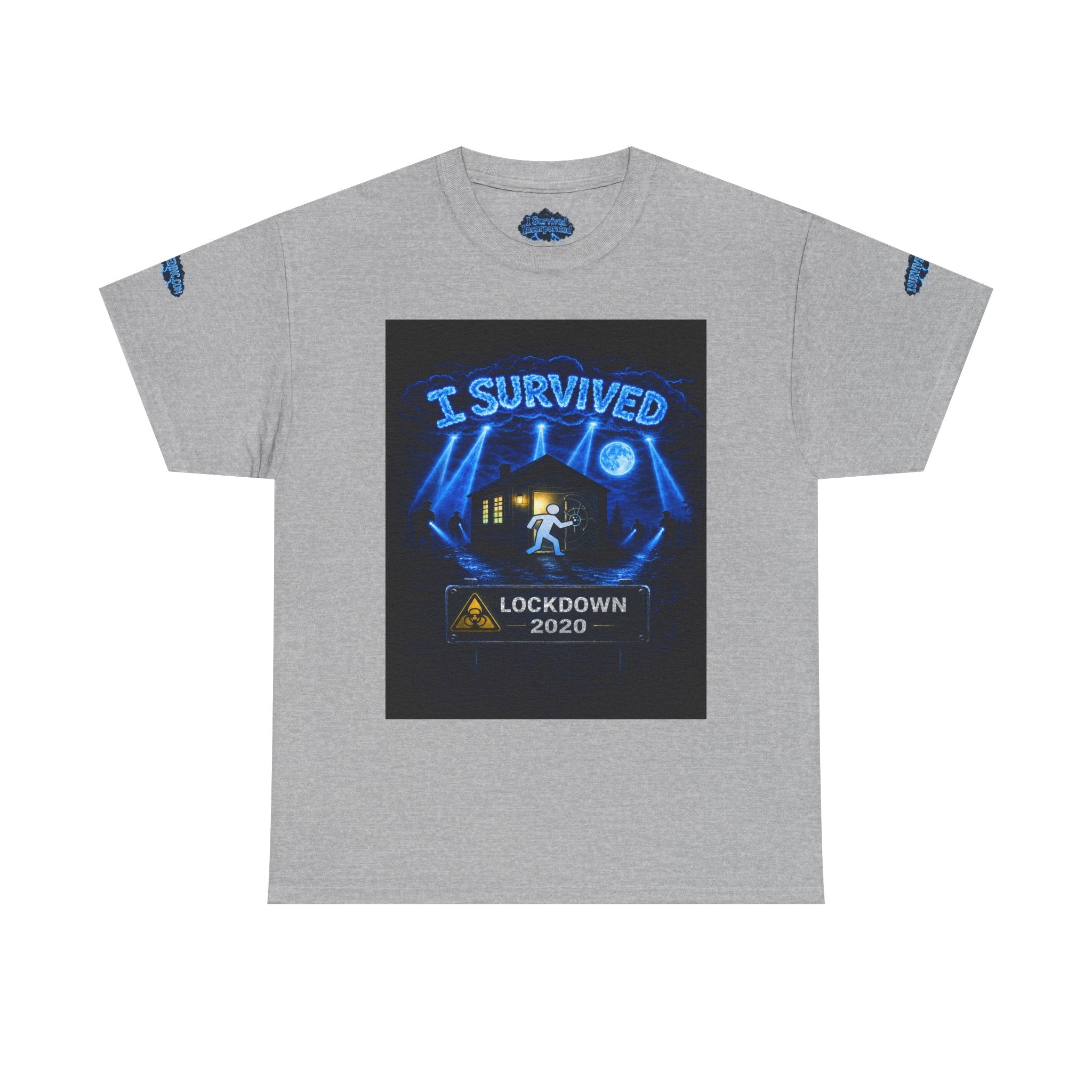 I Survived 2020 — LOCKDOWN S3:E2: Special Edition "Dating Under Lockdown" Unisex Heavy Cotton Tee