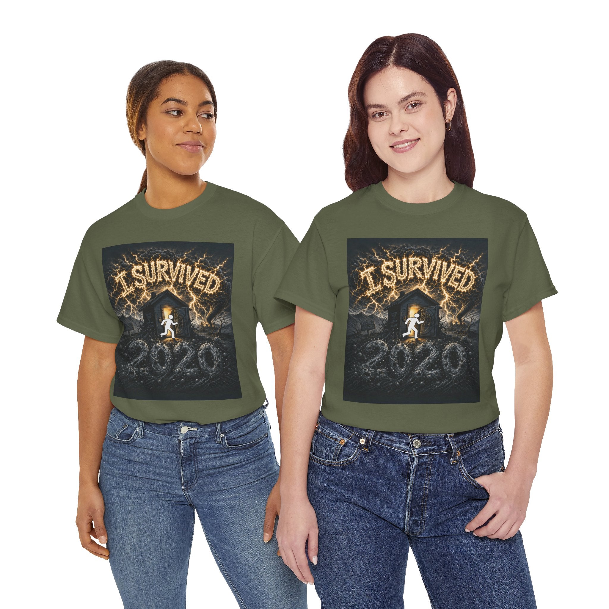 I Survived 2020 — Original PILOT Design Unisex Heavy Cotton Tee