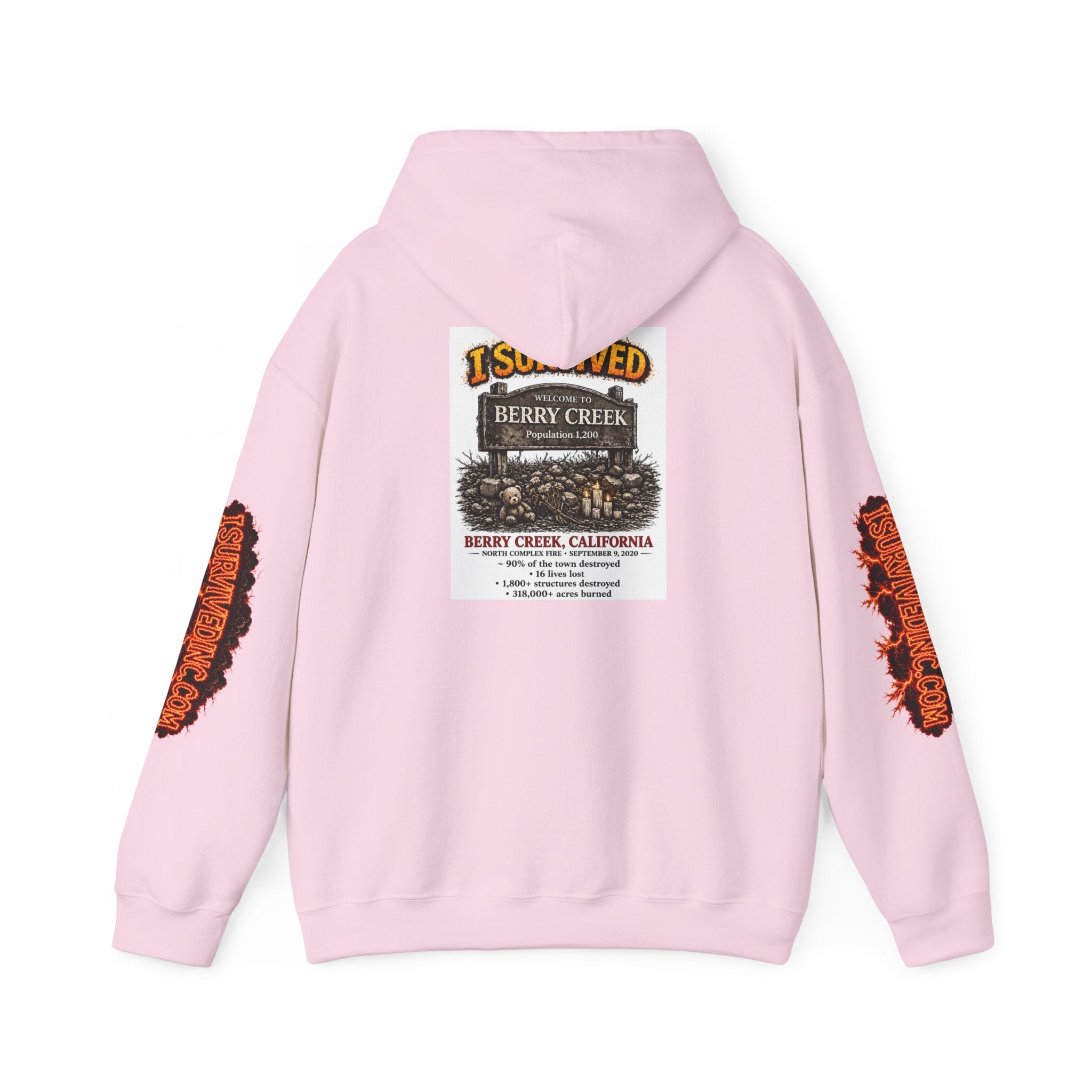 I Survived 2020 — S2:E1 "Berry Creek" | Wildfire Edition Memorial Hoodie Sweatshirt