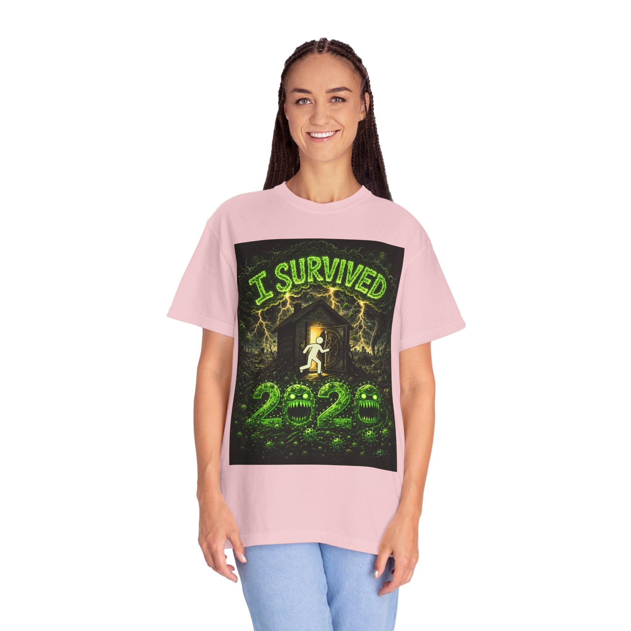 I Survived 2020 — S1:E3 "The Jab!" | Pandemic Edition Unisex Garment-Dyed T-shirt