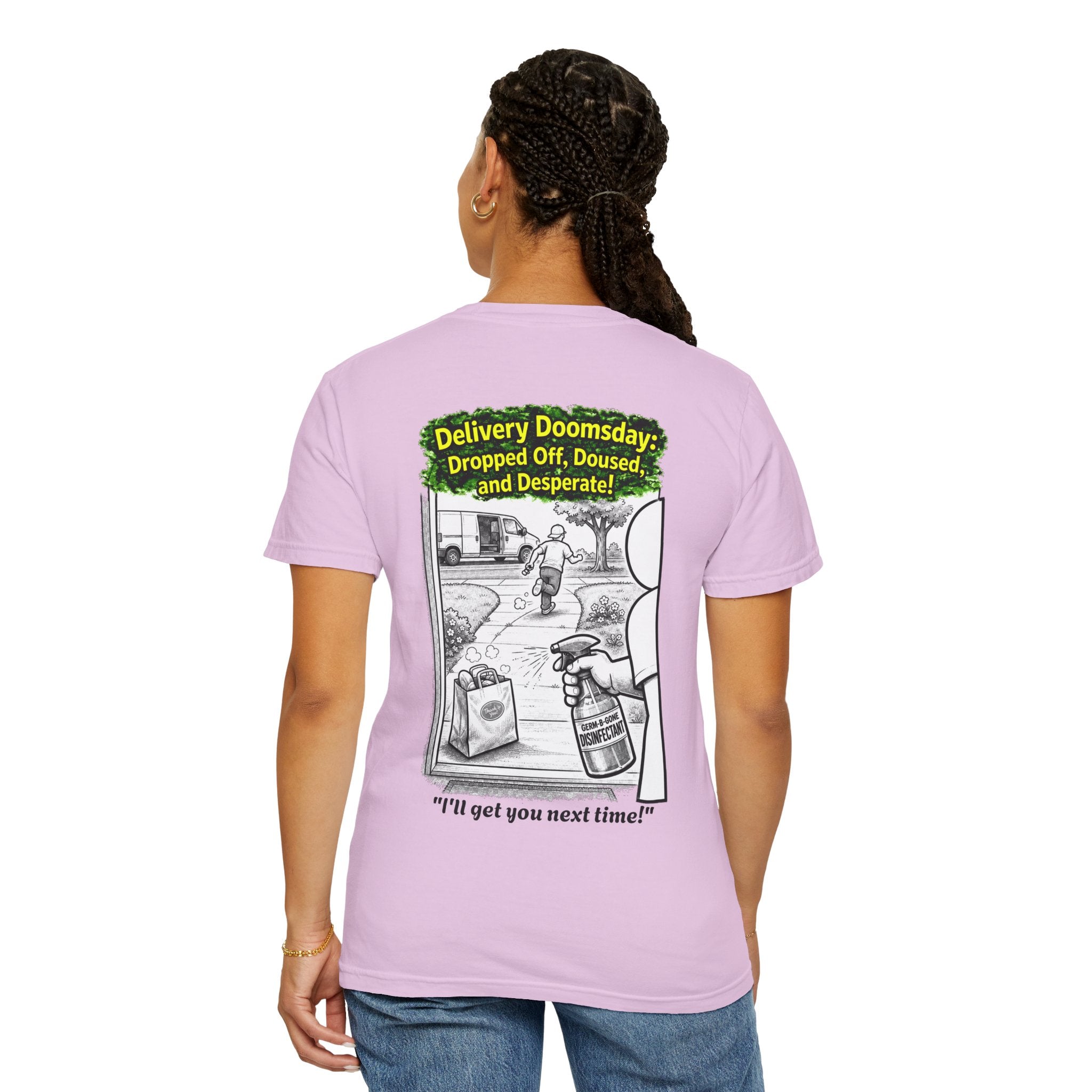 Sobreviví al 2020 — T1:E5 "Apocalipsis de Entregas" | Camiseta unisex teñida de edición Pandemia