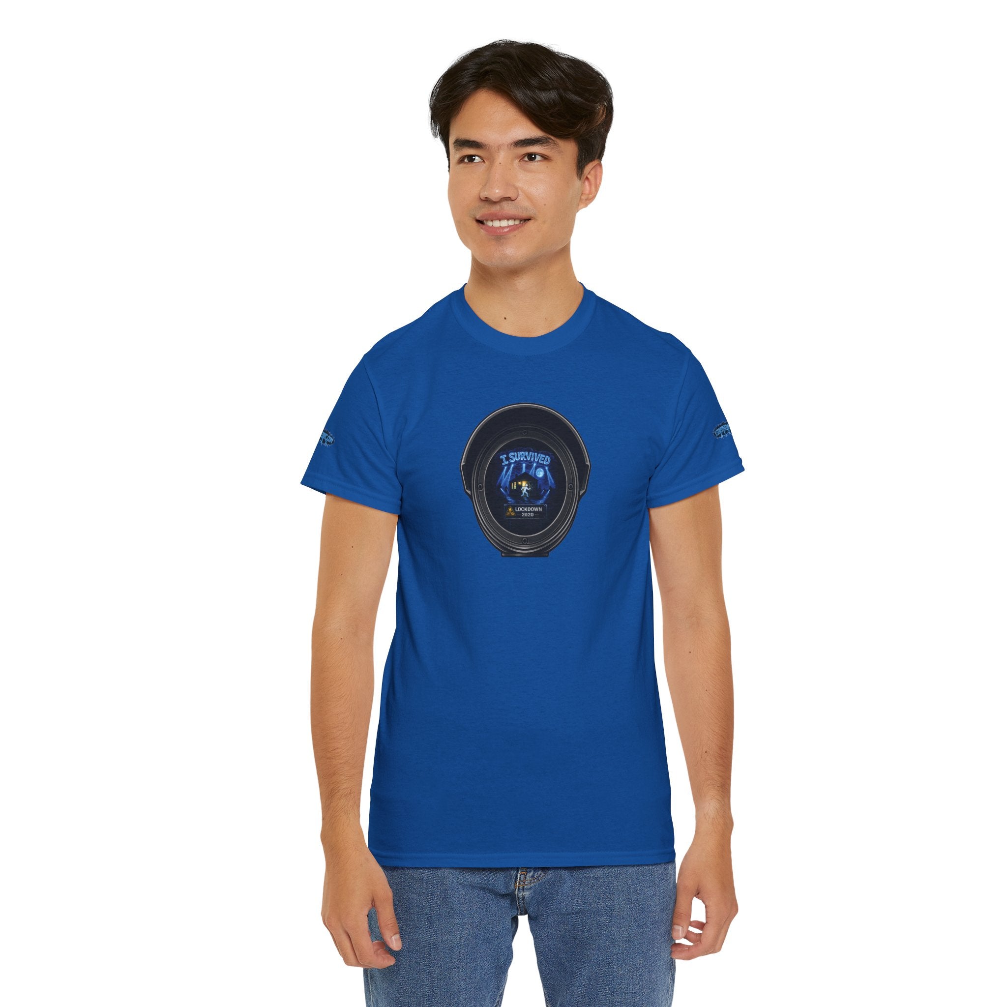I Survived 2020 — LOCKDOWN S3:E1: Director's Cut Special Edition "Quarantine" Unisex Heavy Cotton Tee