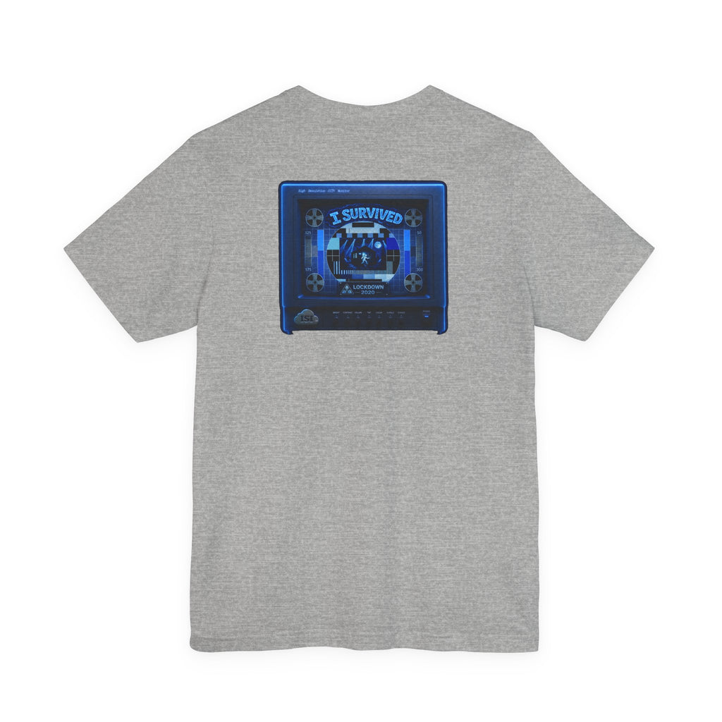 I Survived 2020 — "Please Stand By" Test Pattern Tee Lockdown Summer Exclusive Unisex Jersey Short Sleeve Tee