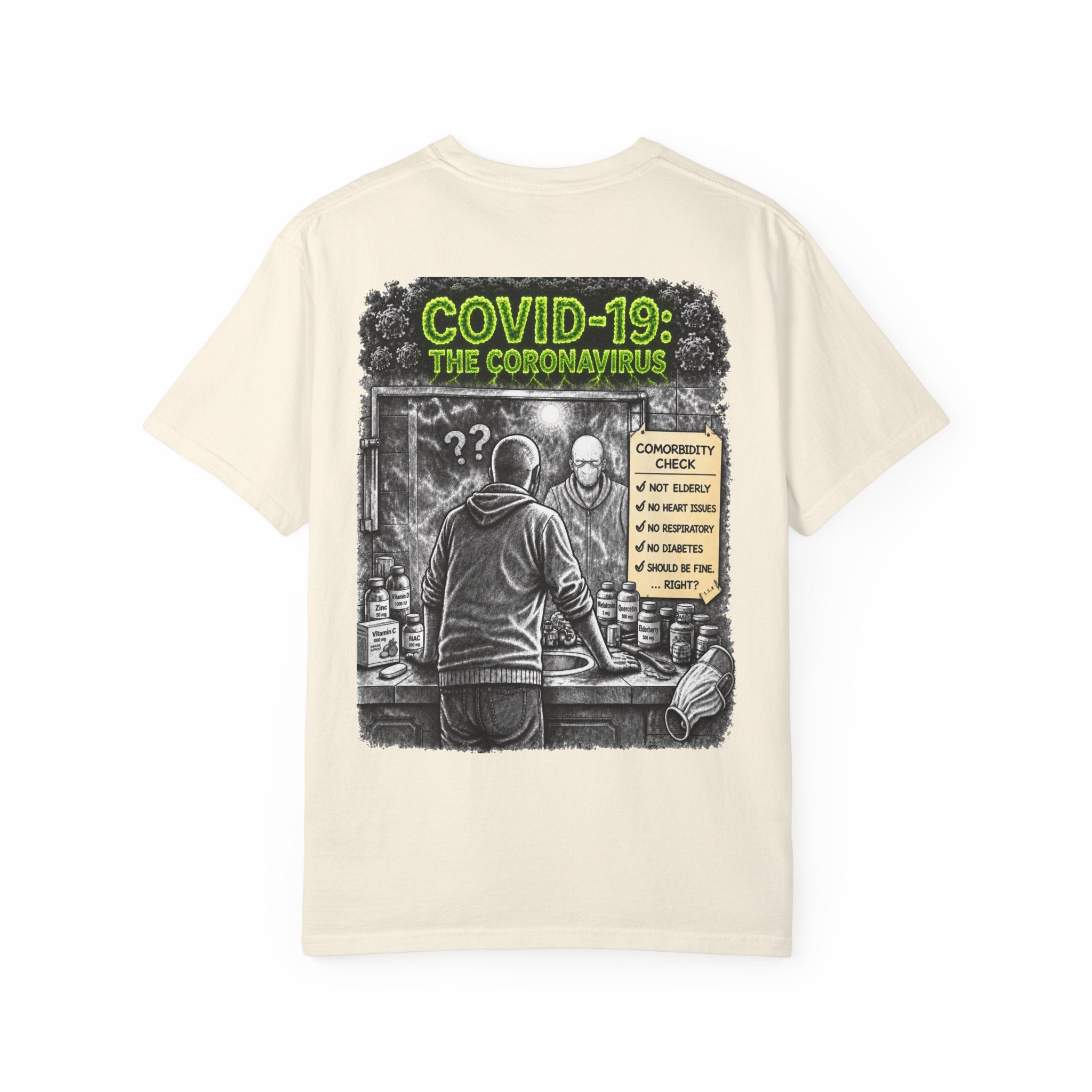 I Survived 2020 — S1:E1 "COVID-19: The Coronavirus" | Pandemic Edition Unisex Garment-Dyed T-shirt